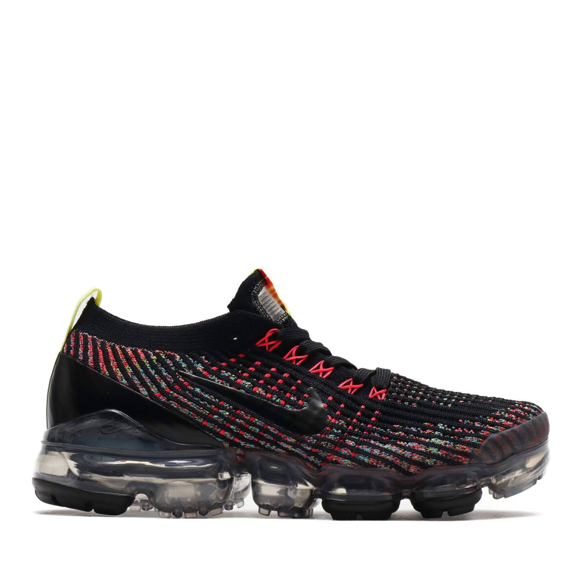 NIKE W AIR VAPORMAX FLYKNIT 3 BLACK/BLACK-BLUE FURY-SONIC YELLOW