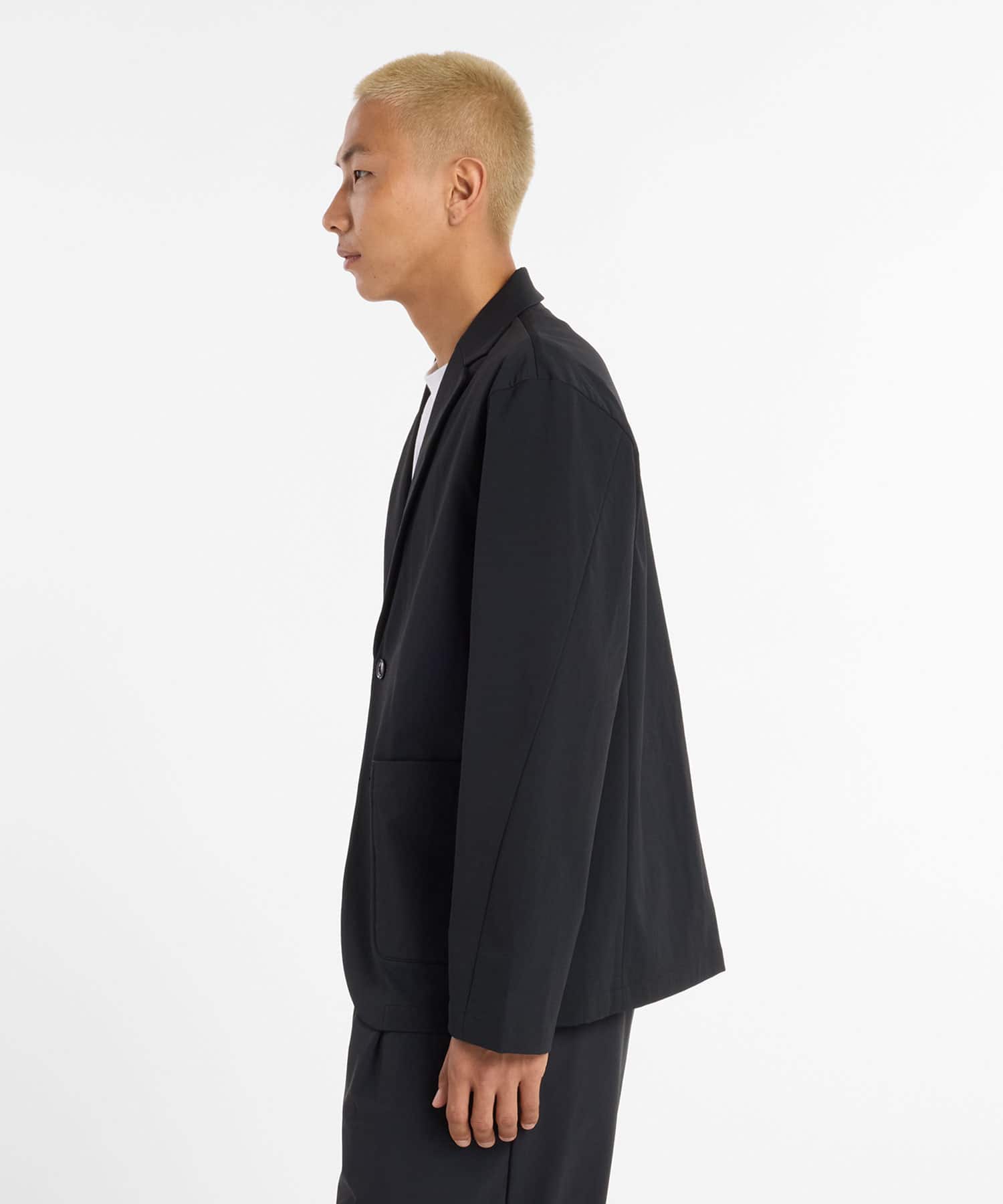 New Balance NB GREY SINGLE JACKET ブラックの画像