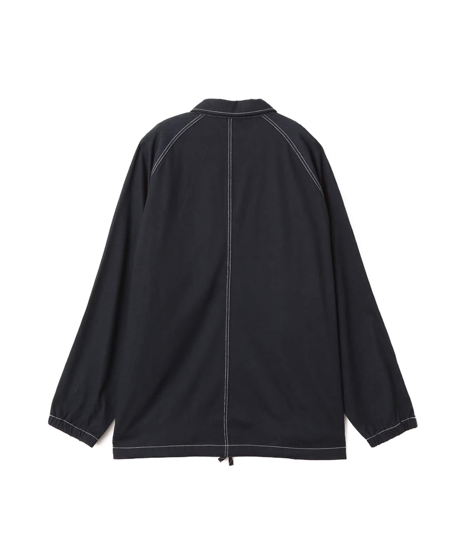 New Balance JERSEY DENIM JACKET NBネイビーの画像