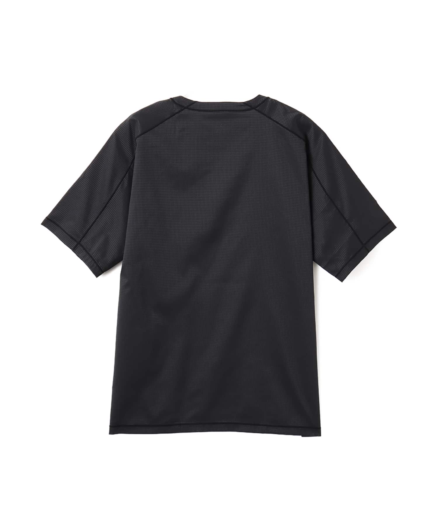 New Balance MESH STRECH WOVEN SHORT SLEEVE SHIRTS ブラックの画像