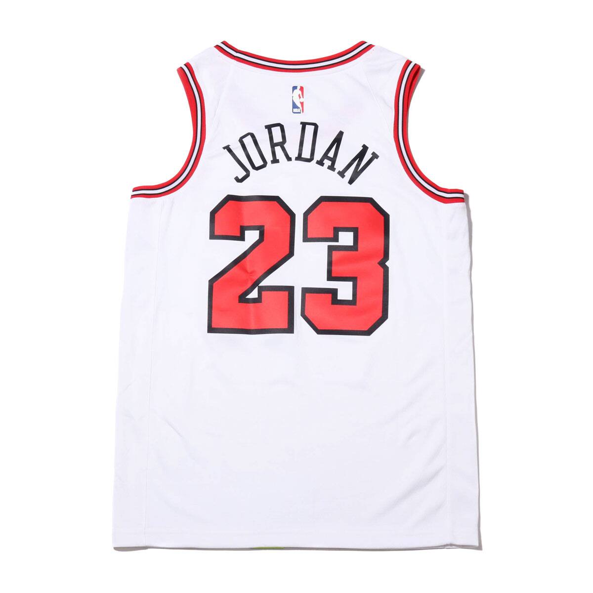 JORDAN BRAND CHI M NK SWGMN JSY HOME JORDAN WHITE/UNIVERSITY RED/BLACK