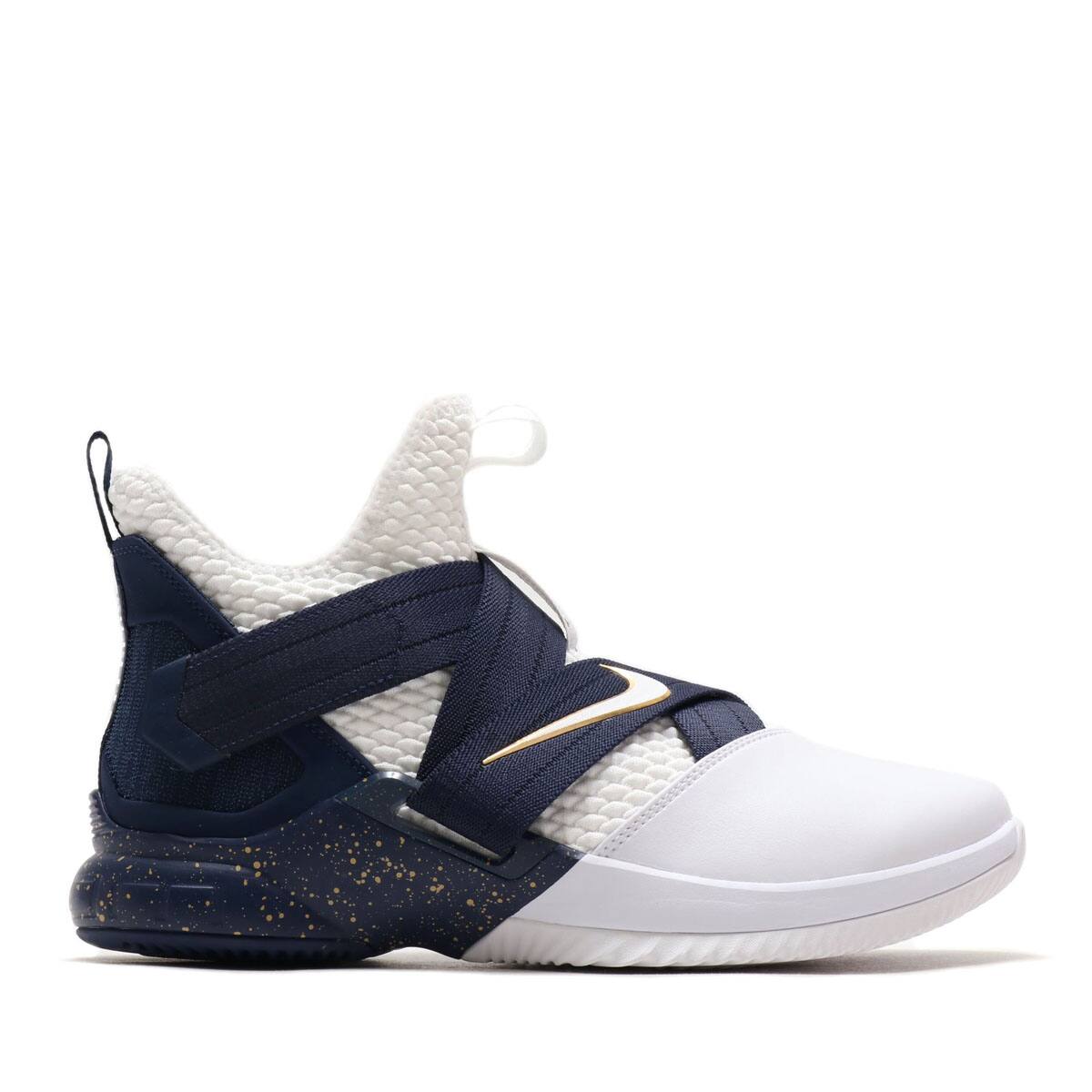 Nike Lebron Soldier Xii Sfg Ep White White Midnight Navy Mineral Yellow