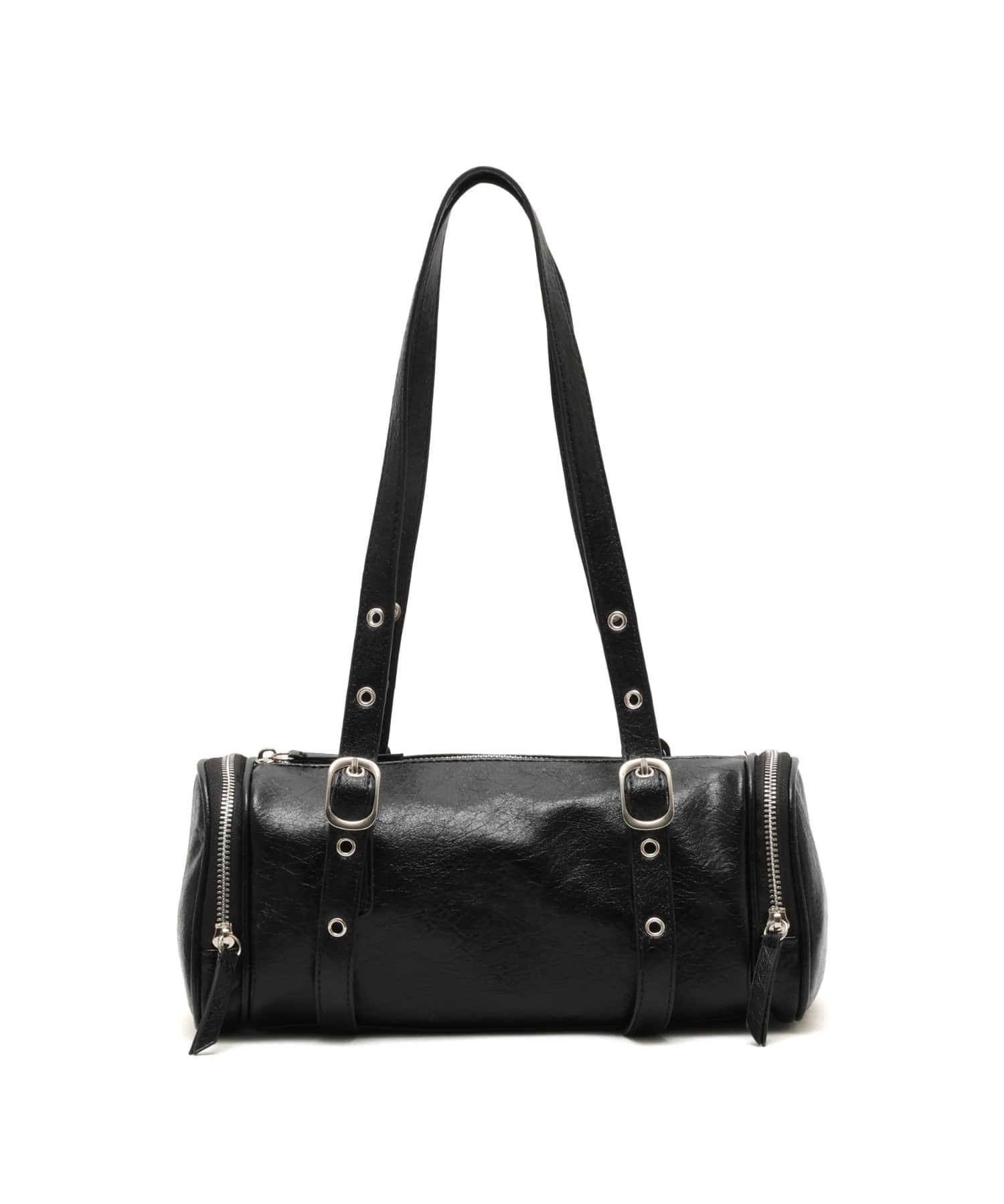 atmos pink Studded Belt Mini Boston Bag BLACKの画像
