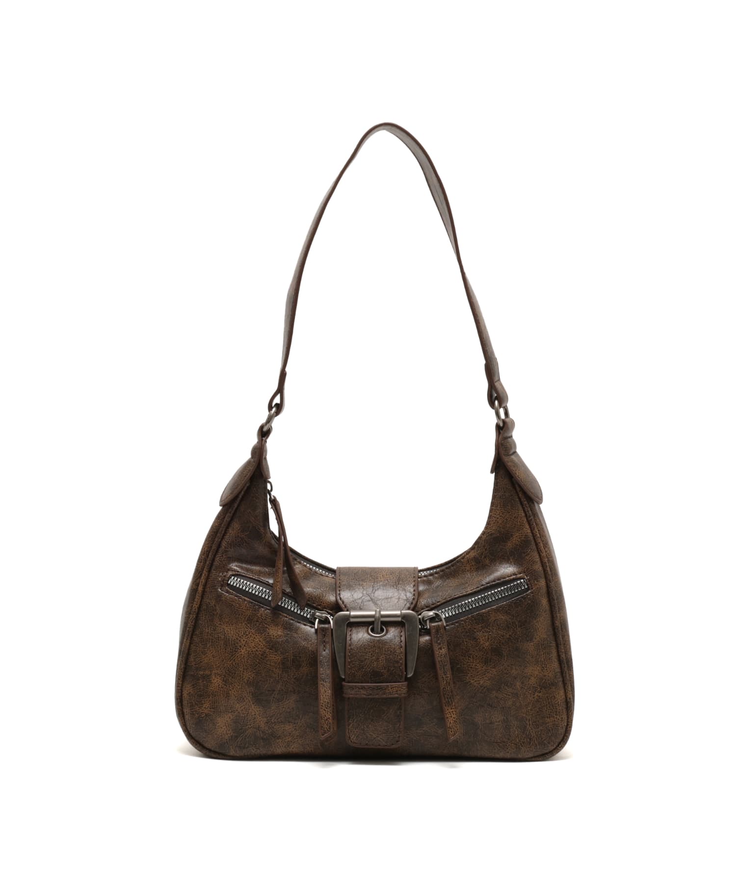 atmos pink Vintage Like Shoulder Bag BROWNの画像