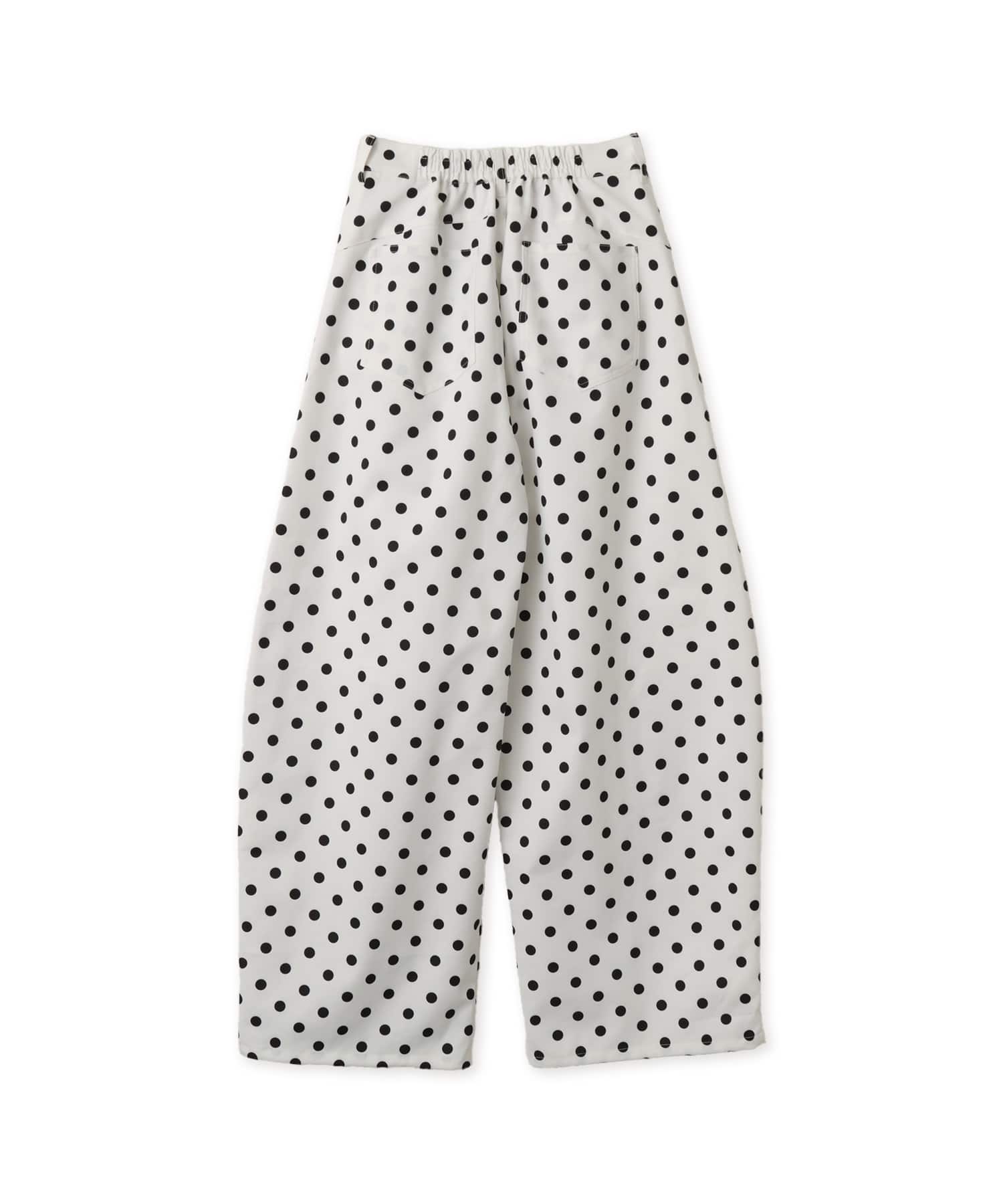 atmos pink Dot Wide Pants WHITEの画像