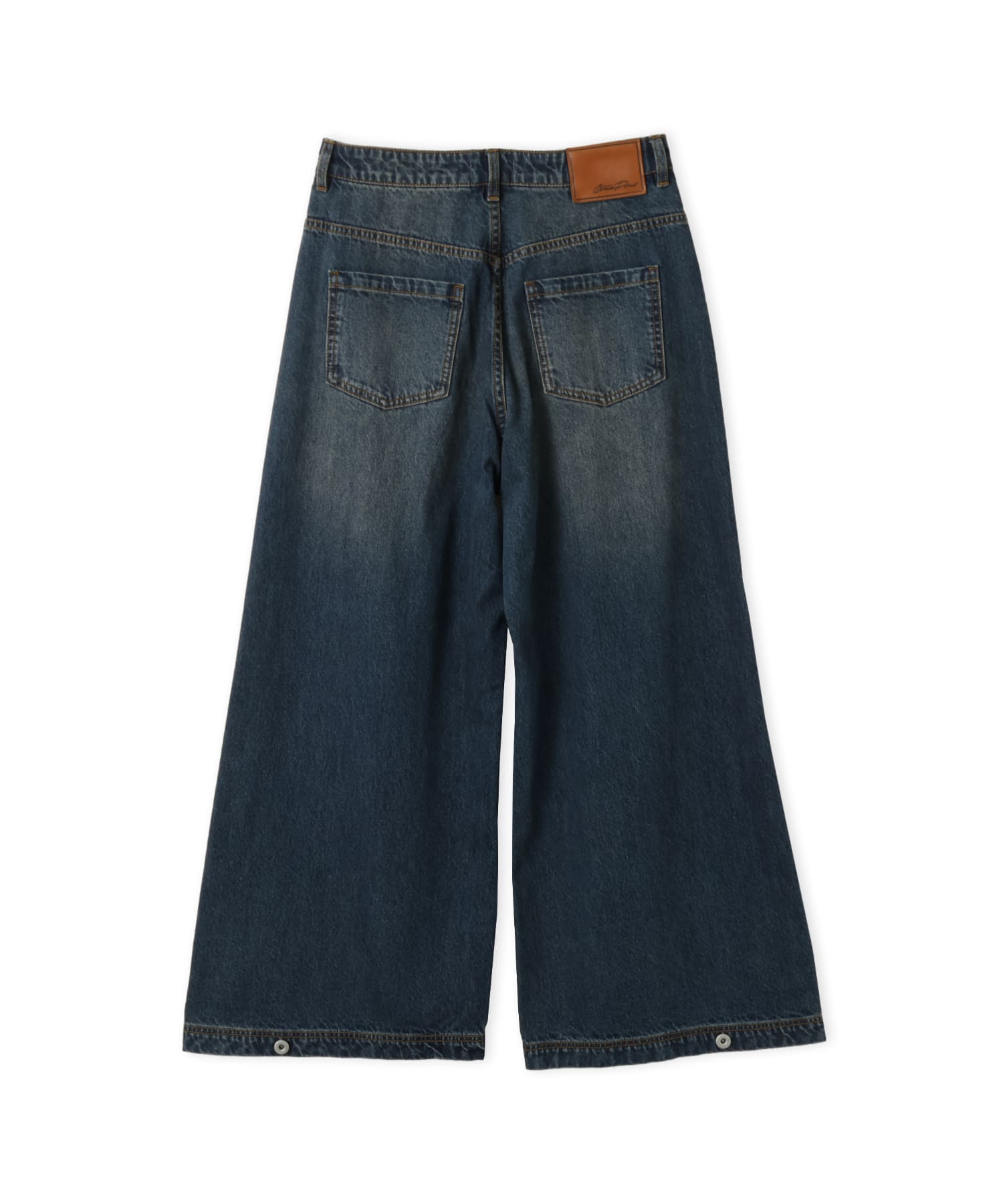 atmos pink Hard Crash Loose Denim DARK BLUEの画像