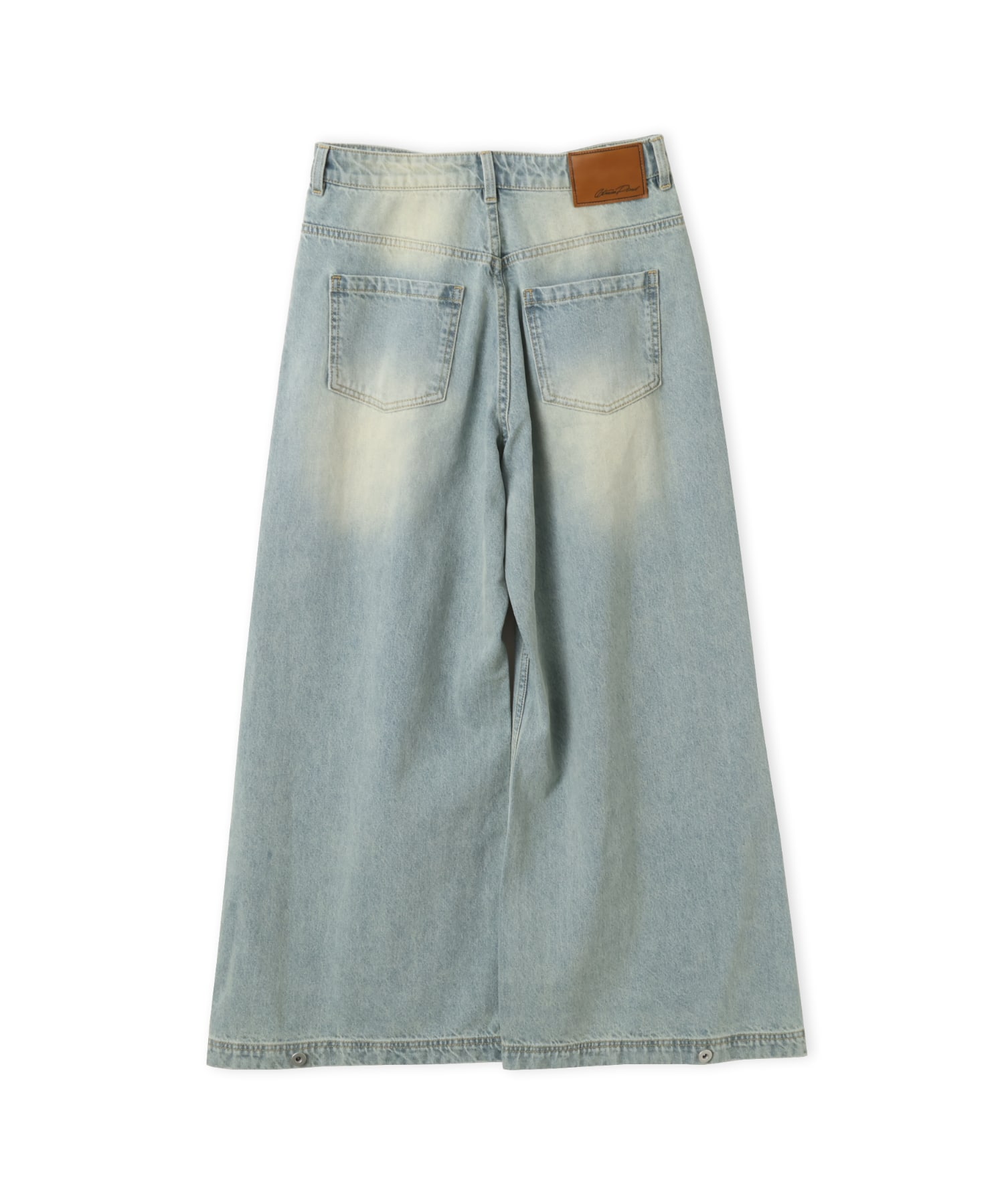 atmos pink Hard Crash Loose Denim LIGHT BLUEの画像