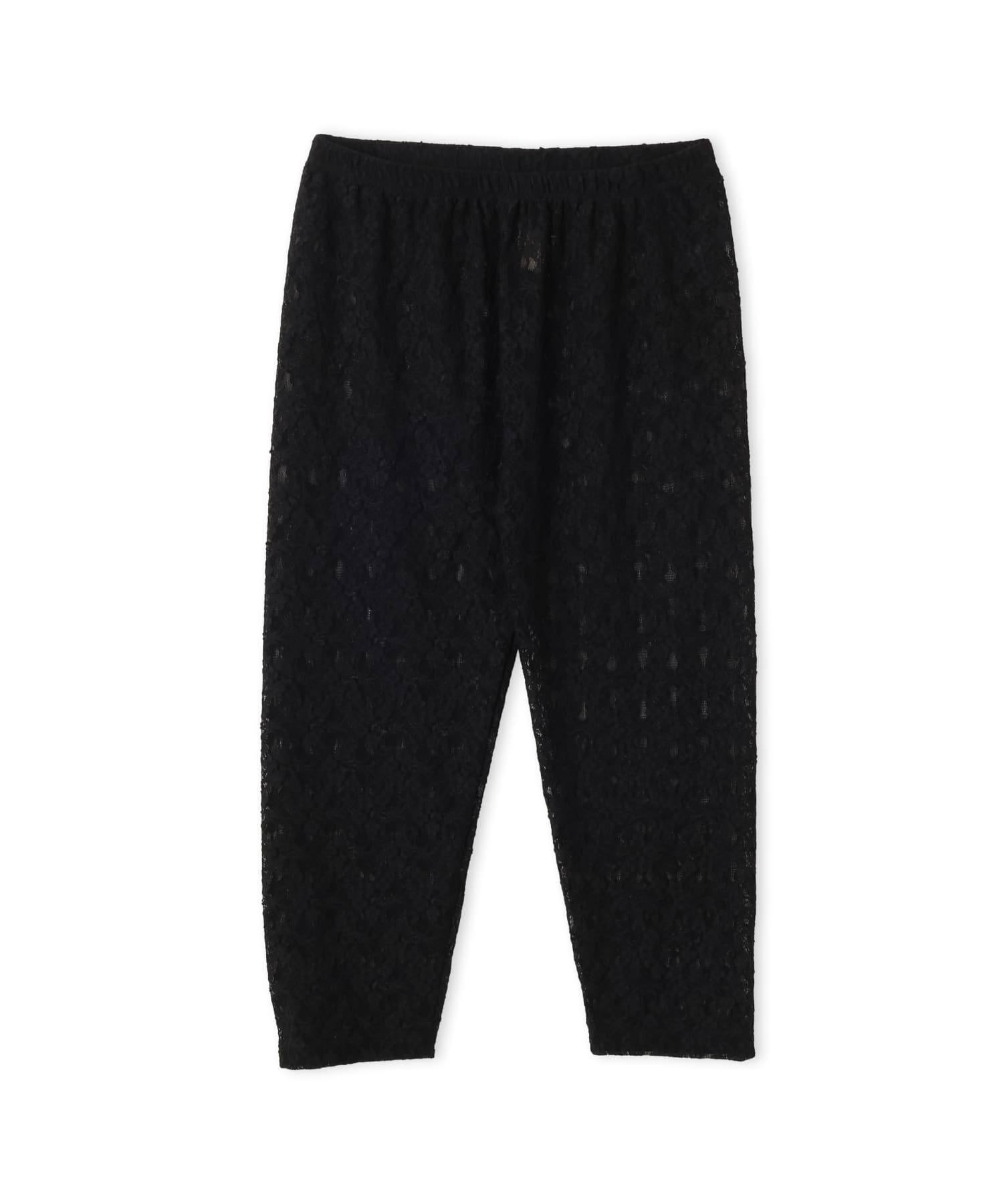 atmos pink Floral Lace Capri Leggings BLACKの画像