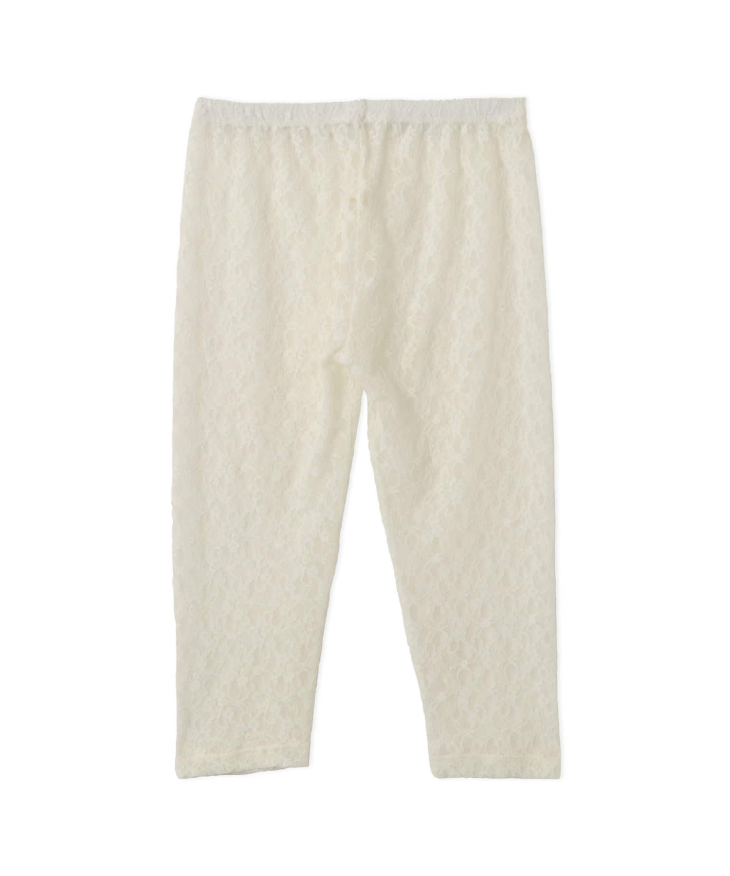 atmos pink Floral Lace Capri Leggings OFFWHITEの画像