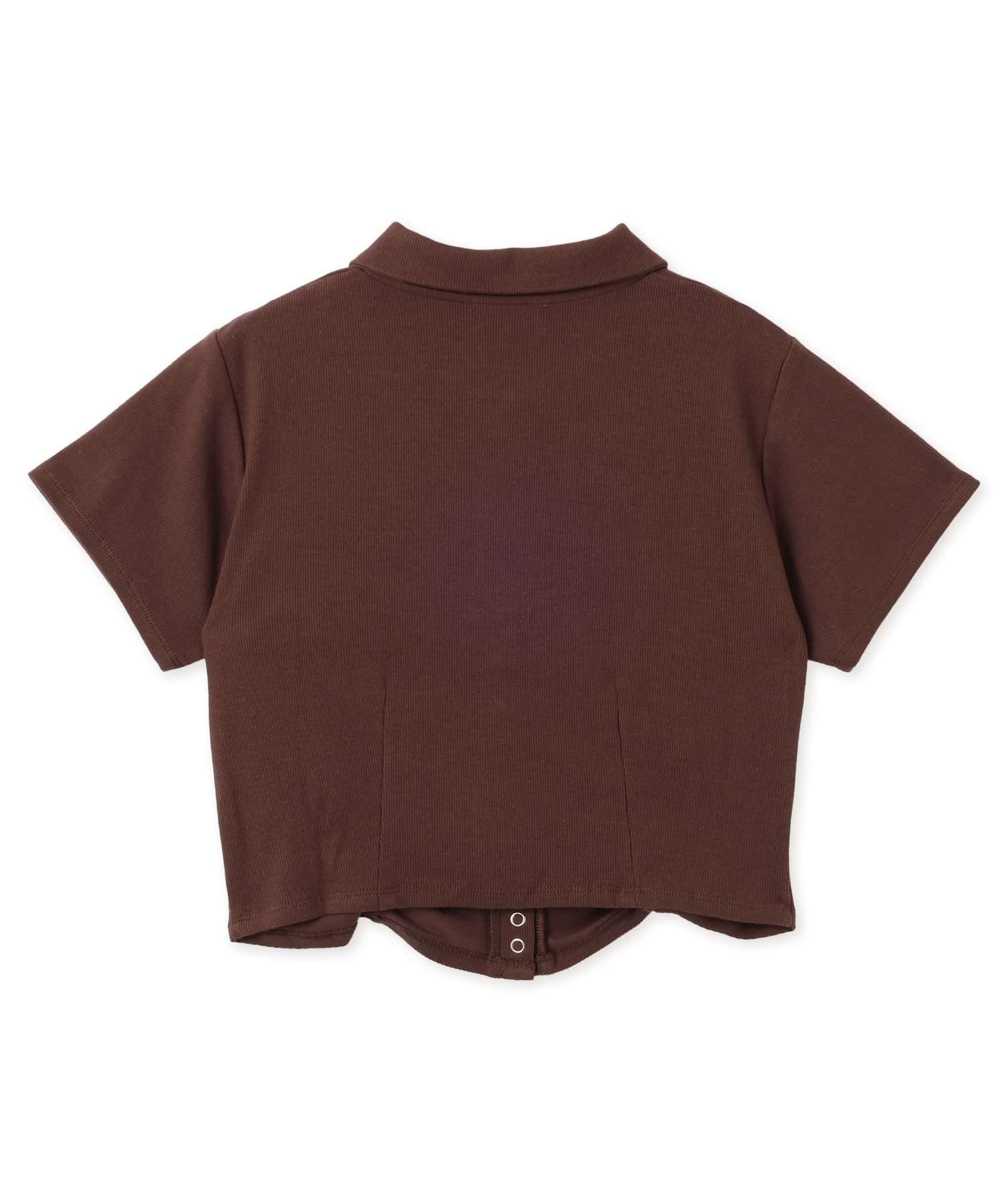 atmos pink Front Gather Tops BROWNの画像