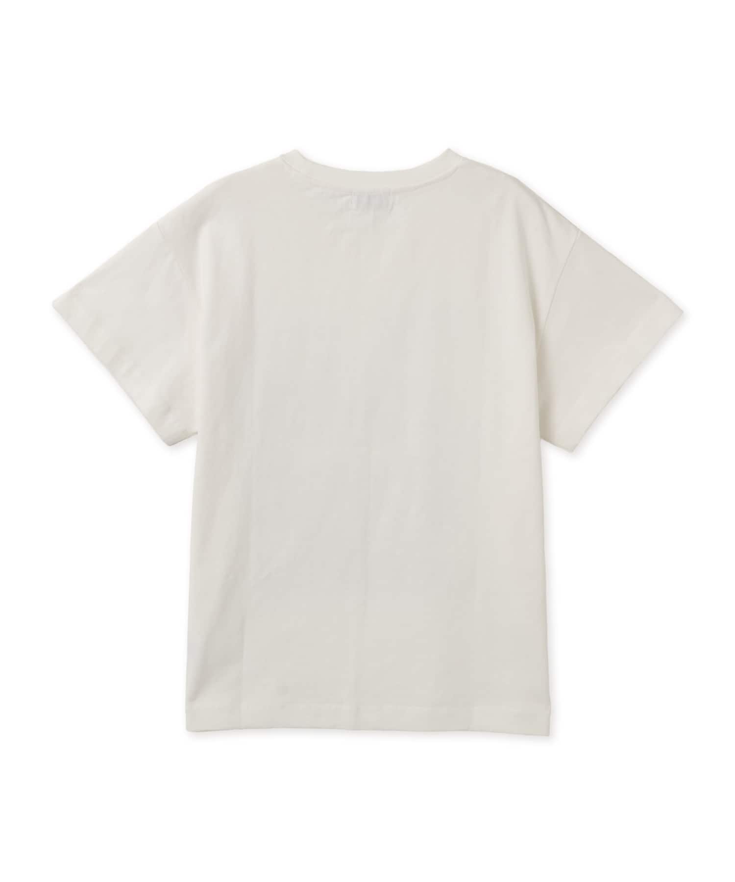 atmos pink Message Big T-shirt OFF WHITEの画像
