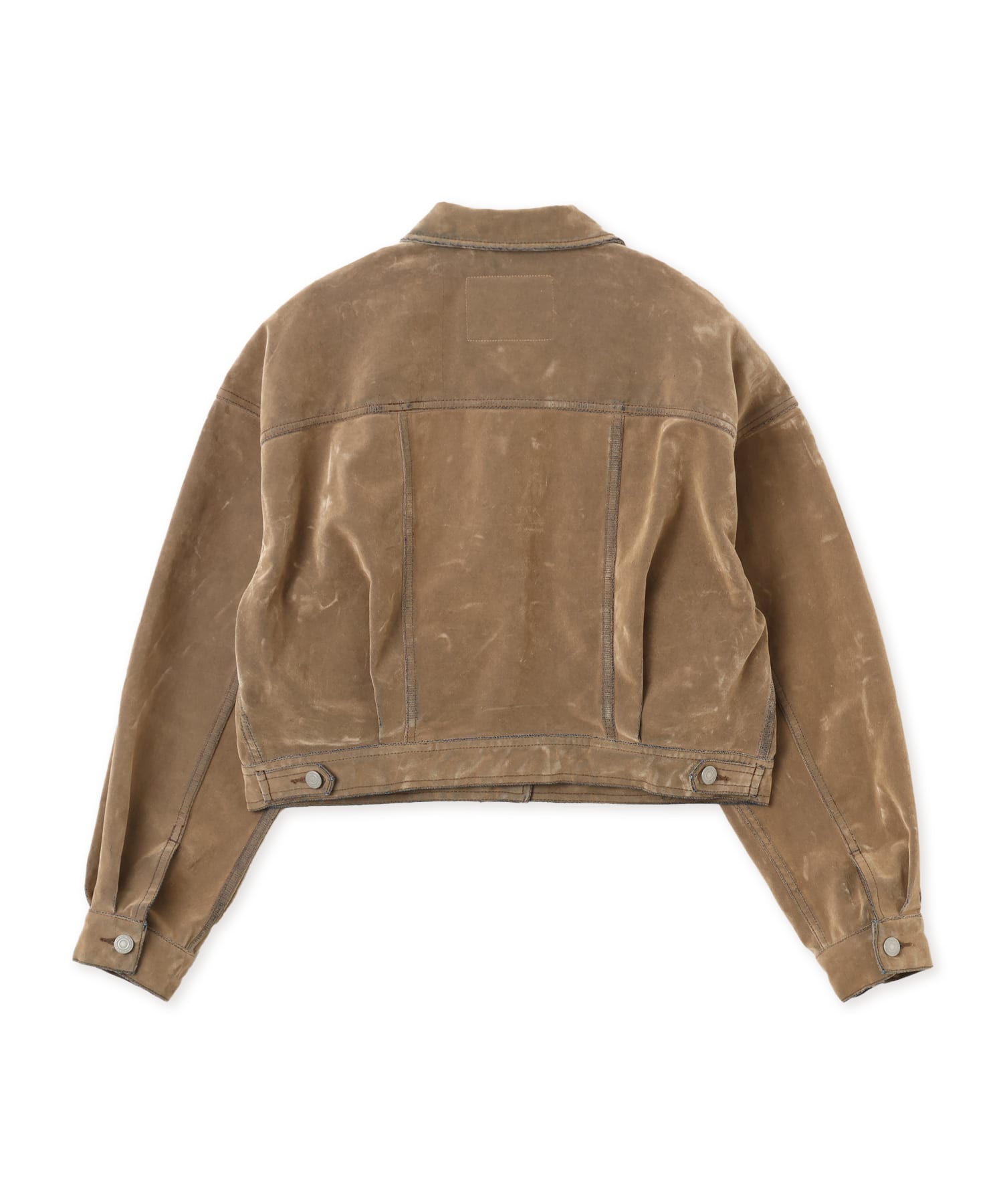 atmos pink Flocky Denim Jacket BEIGEの画像