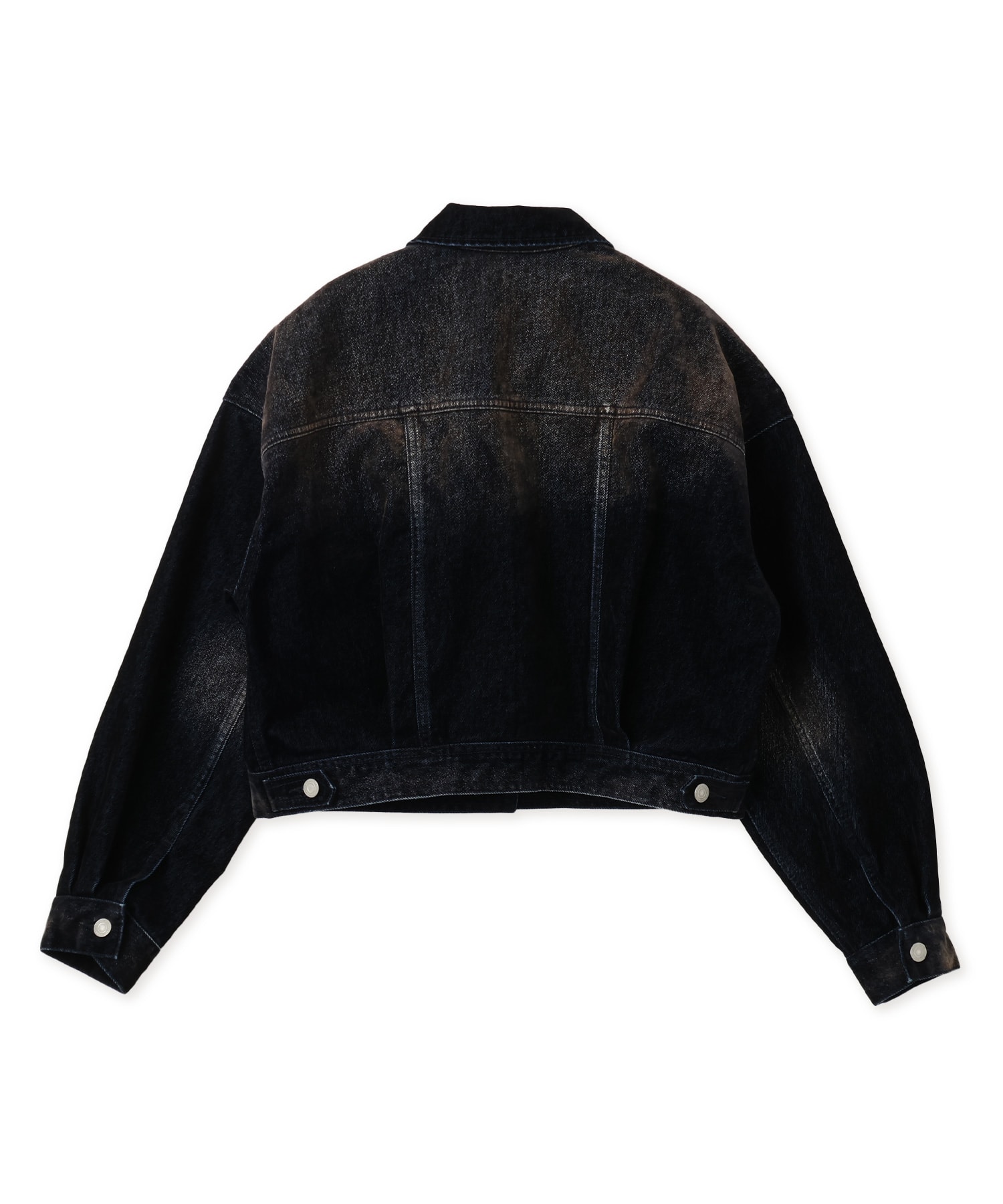 atmos pink Flocky Denim Jacket NAVYの画像