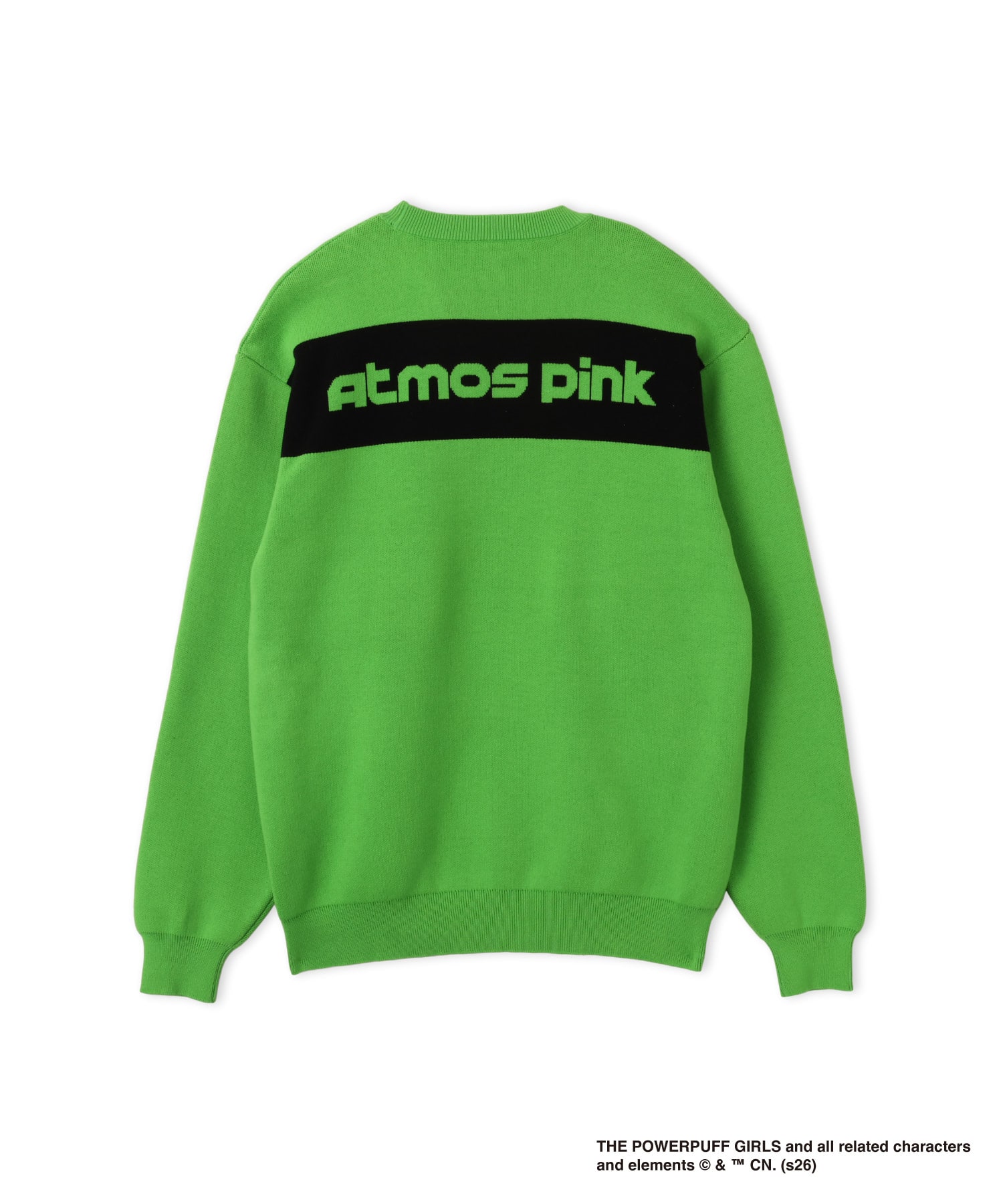 The Powerpuff Girls x atmos pink Character Sweater GREENの画像