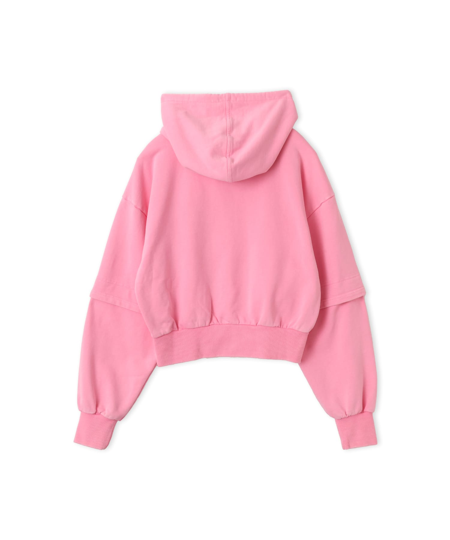 atmos pink Layered Sweat Hoodie PINKの画像