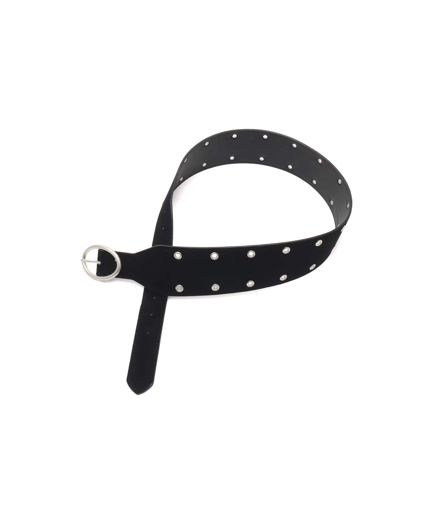 atmos pink Faux Suede Belt BLACKの画像