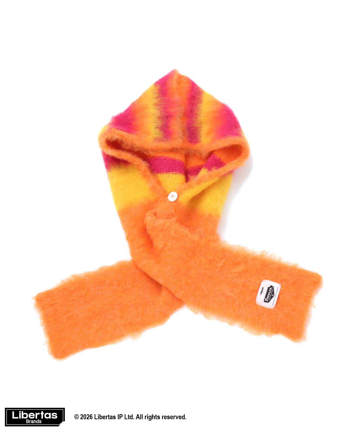 atmos pink x FUGGLER Balaclava ORANGEの画像