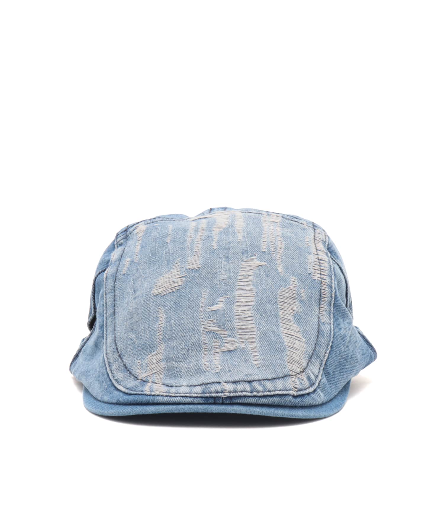 atmos pink Indigo Damage Casquetto BLUEの画像
