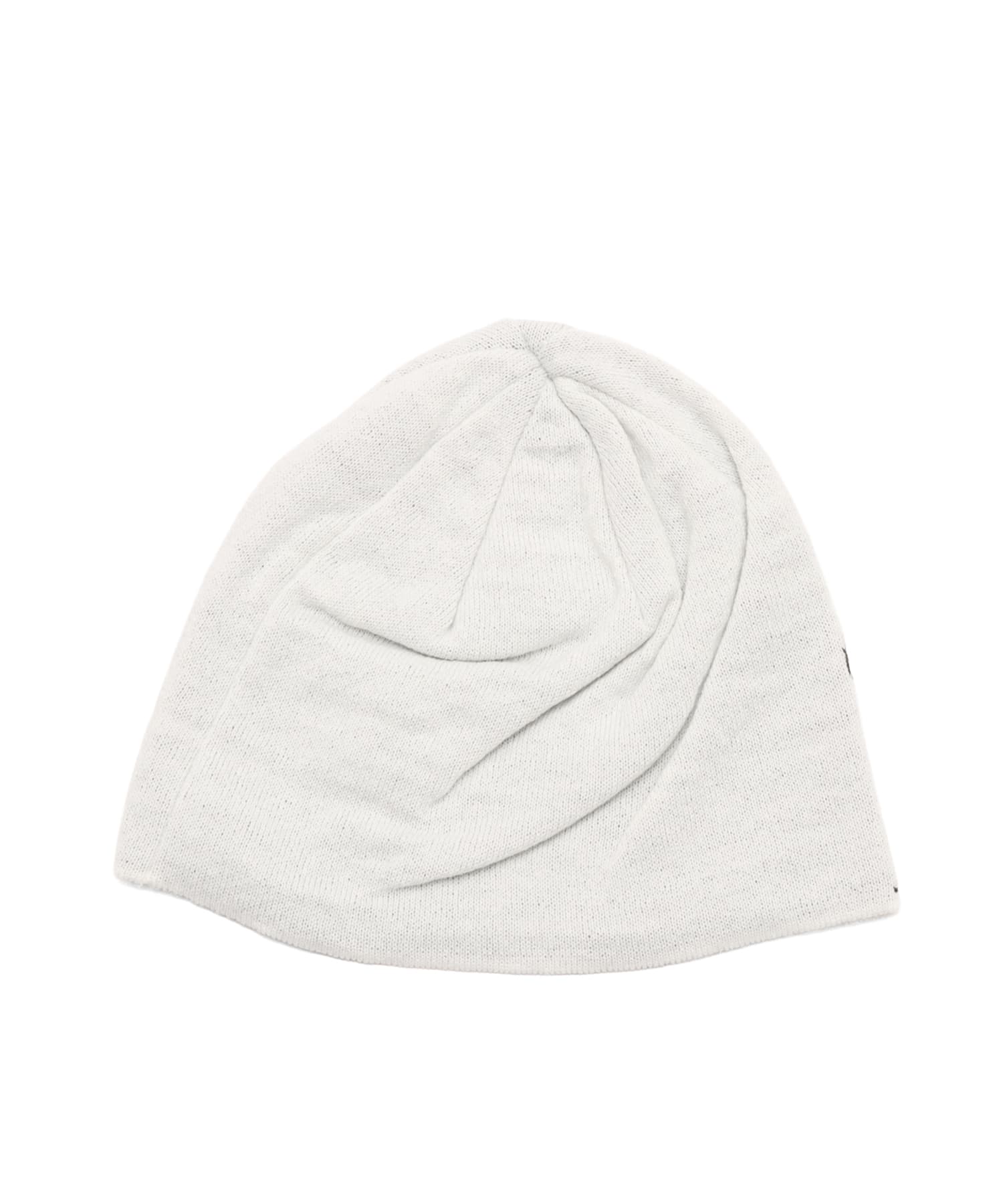 atmos pink Logo Beanie WHITEの画像