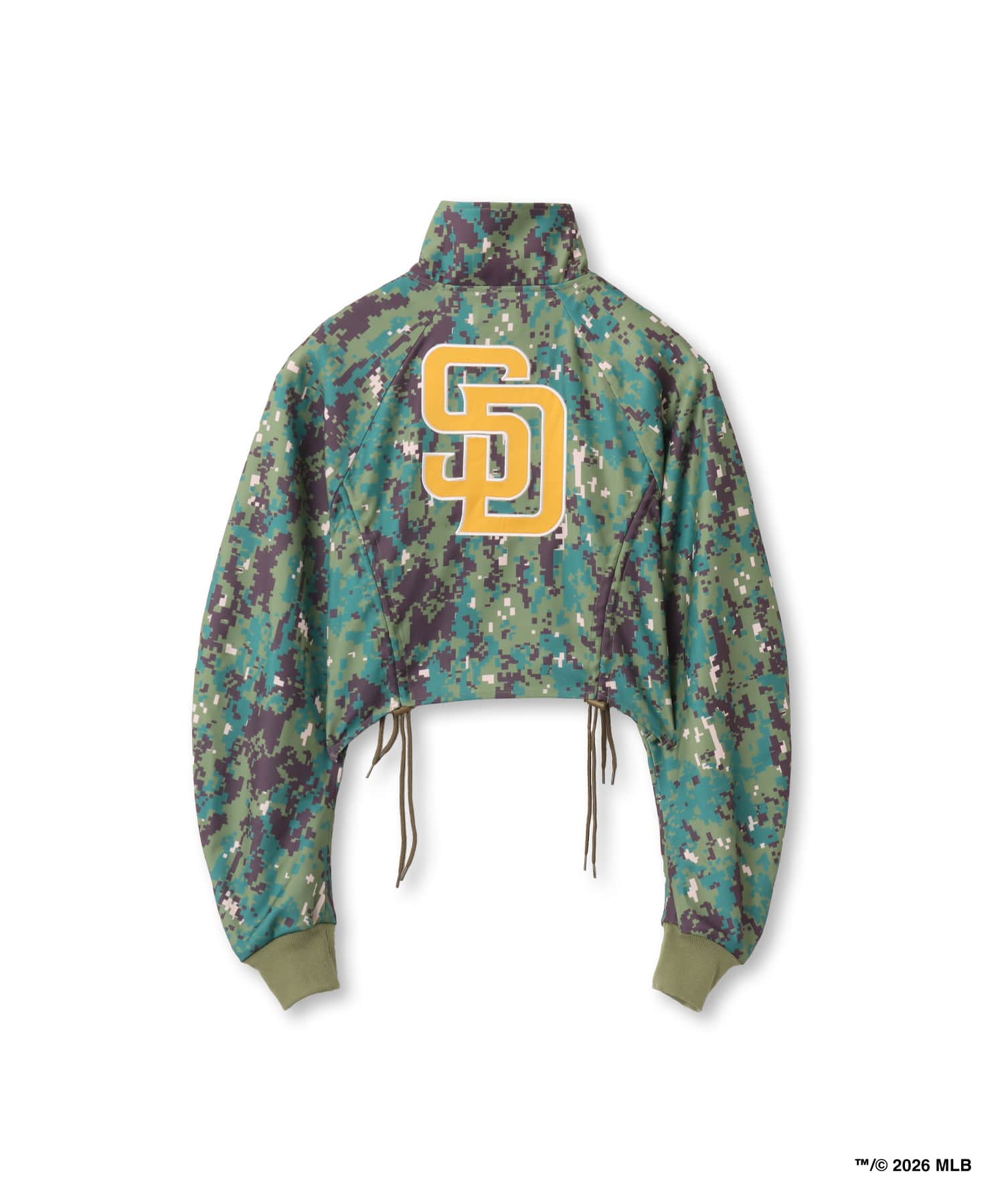 atmos pink x MLB Track Jackt CAMOUFLAGEの画像