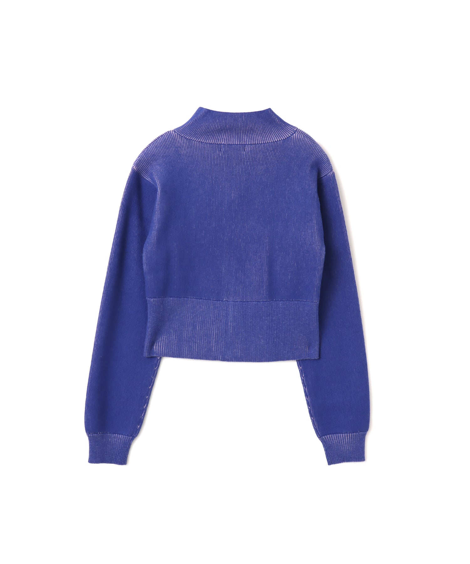atmos pink Rib Knit Zip-up Top BLUEの画像