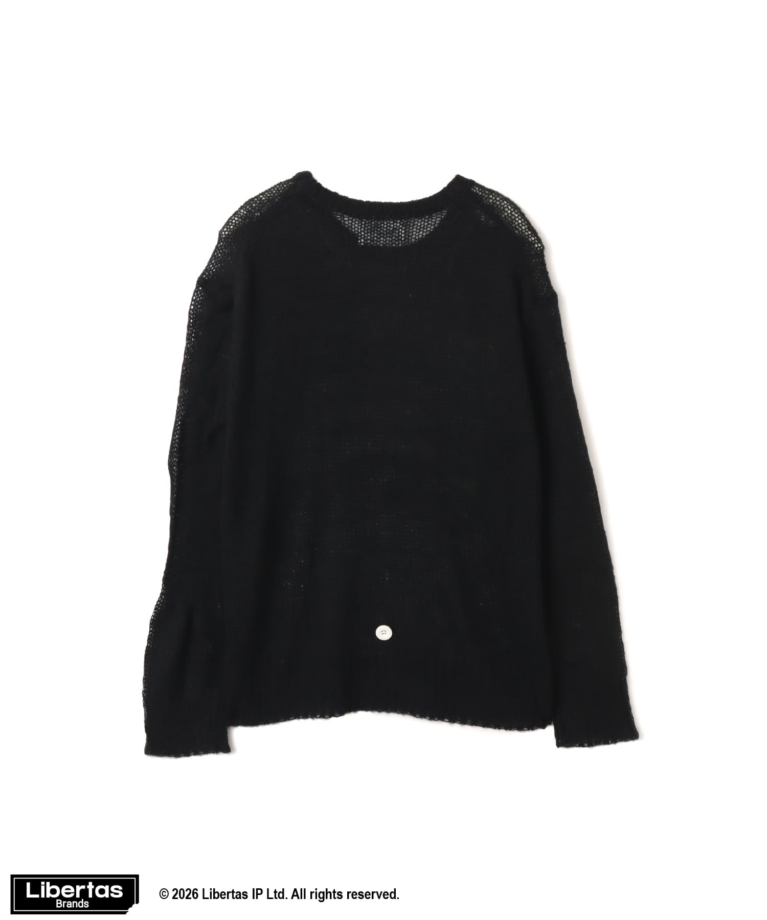 atmos pink x FUGGLER Crew Neck Knit Top BLACKの画像