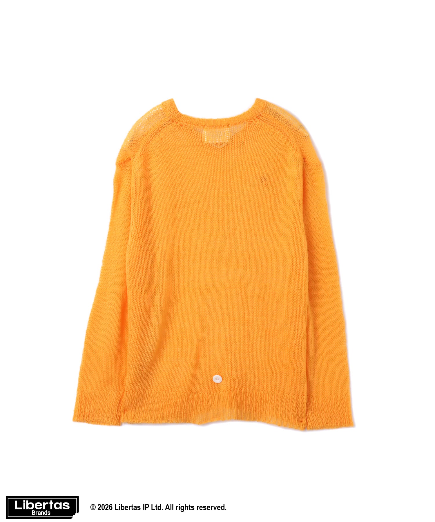 atmos pink x FUGGLER Crew Neck Knit Top ORANGEの画像
