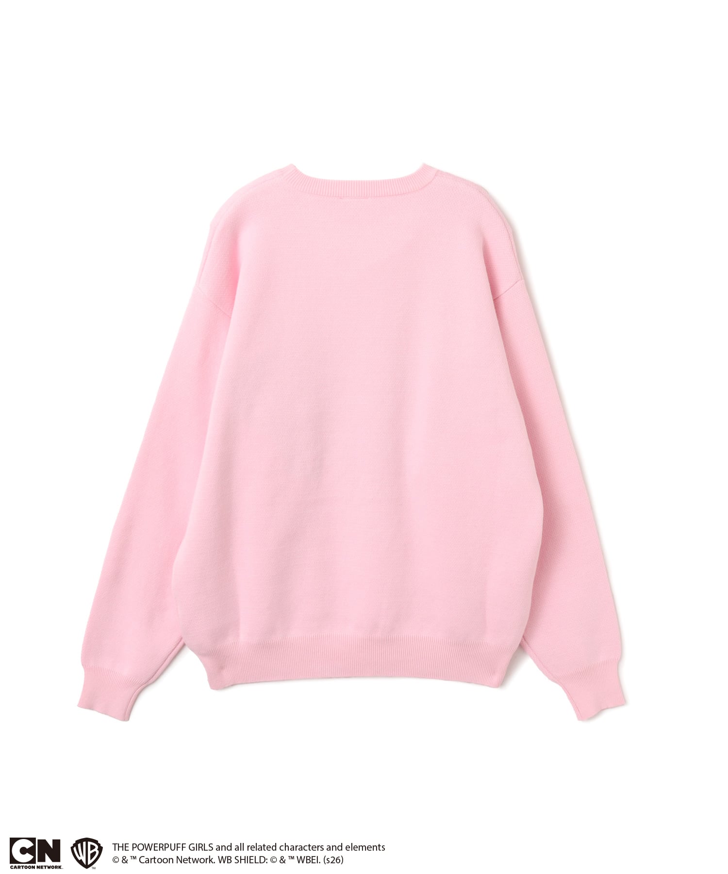 The Powerpuff Girls x atmos pink Embroidary Sweater PINKの画像