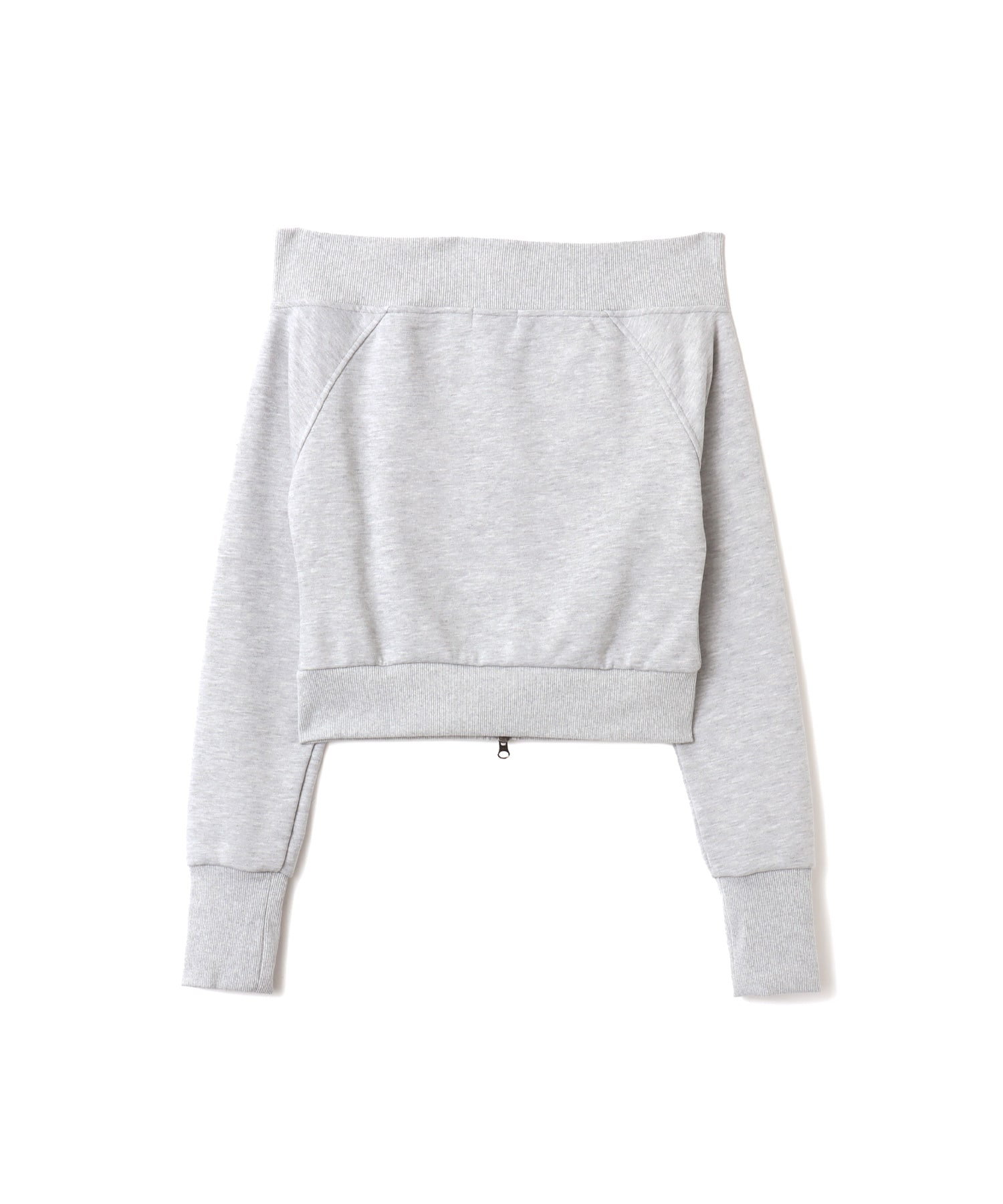 atmos pink Off-shoulder Sweat Zip-up GRAYの画像