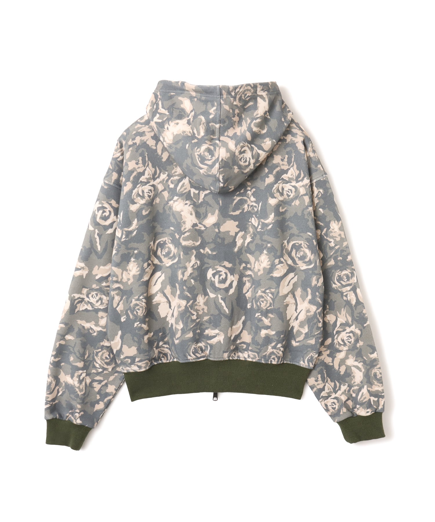 atmos pink Rose Camouflage Zip-up Hoodie KHAKIの画像