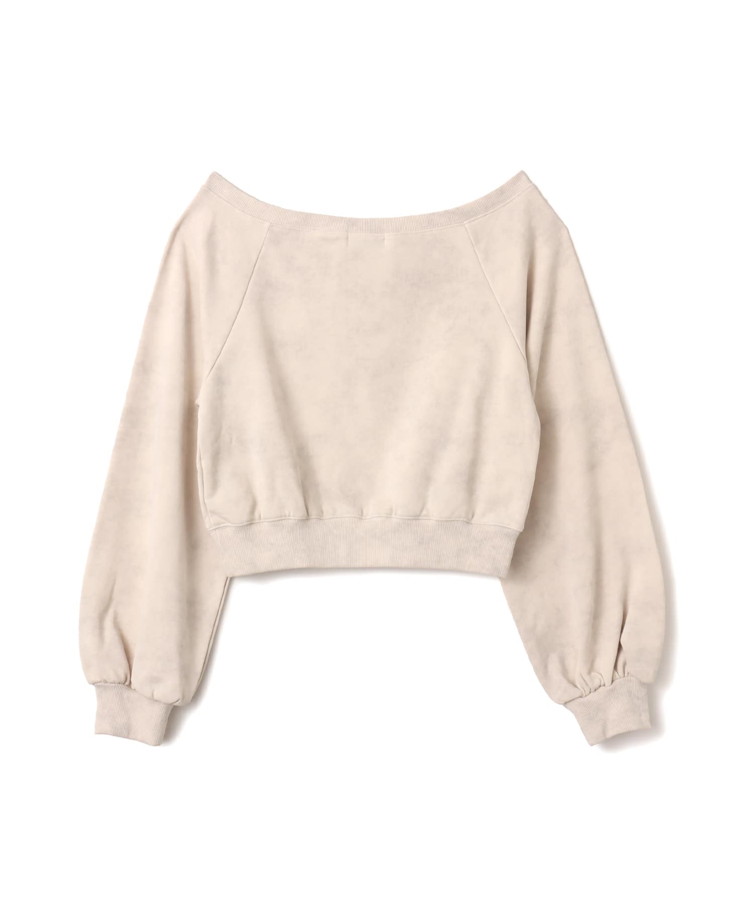 atmos pink Lace-up Sweat Top WHITEの画像