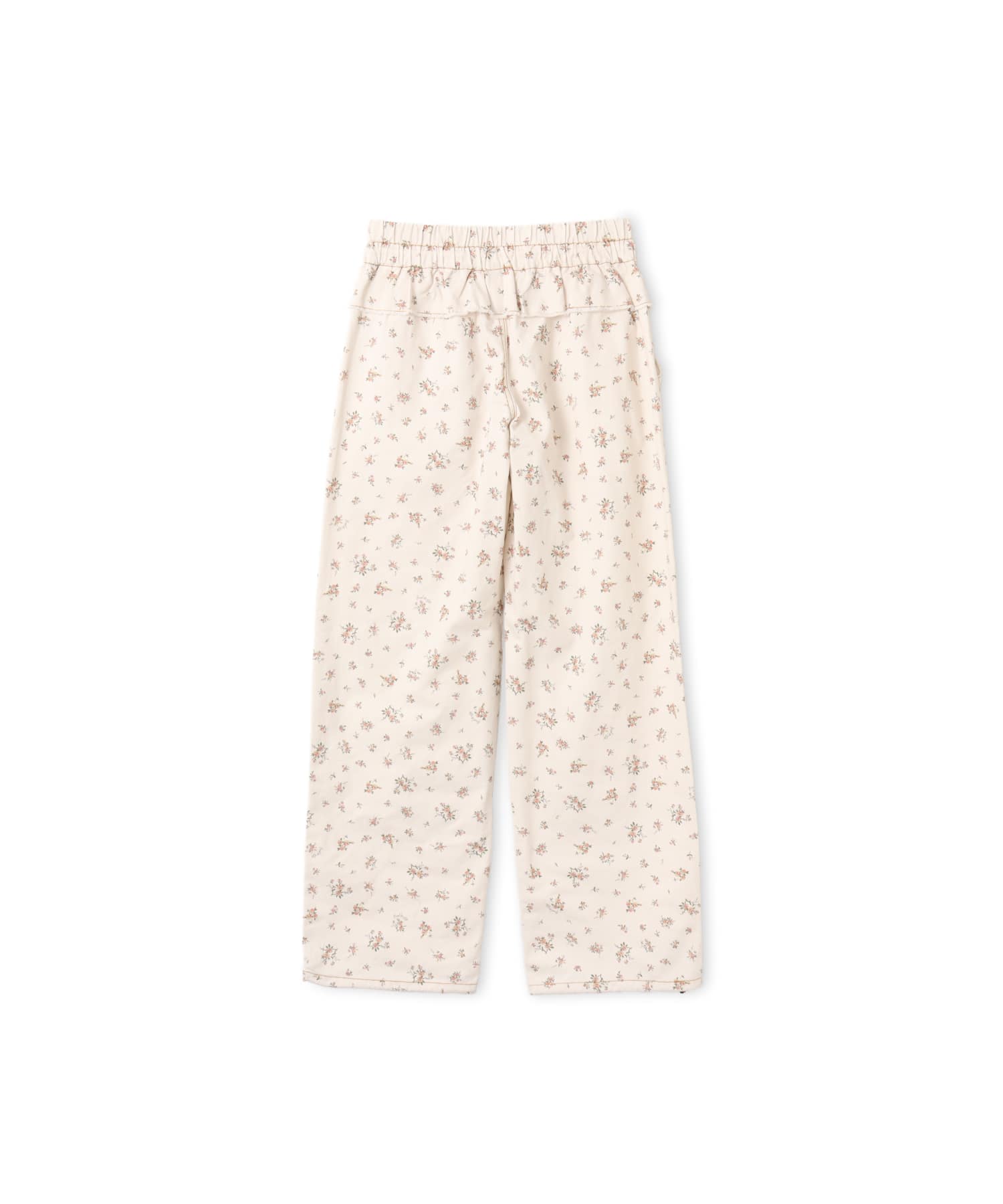 atmos pink Floral Double Knee Frill Pants WHITEの画像