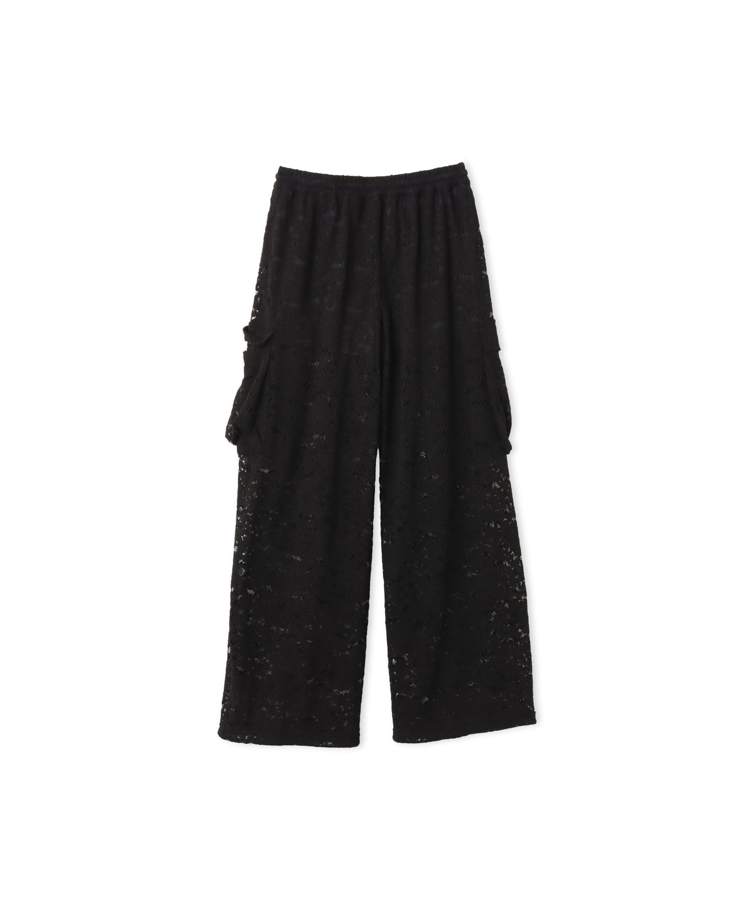 atmos pink Lace Cargo Pants BLACKの画像