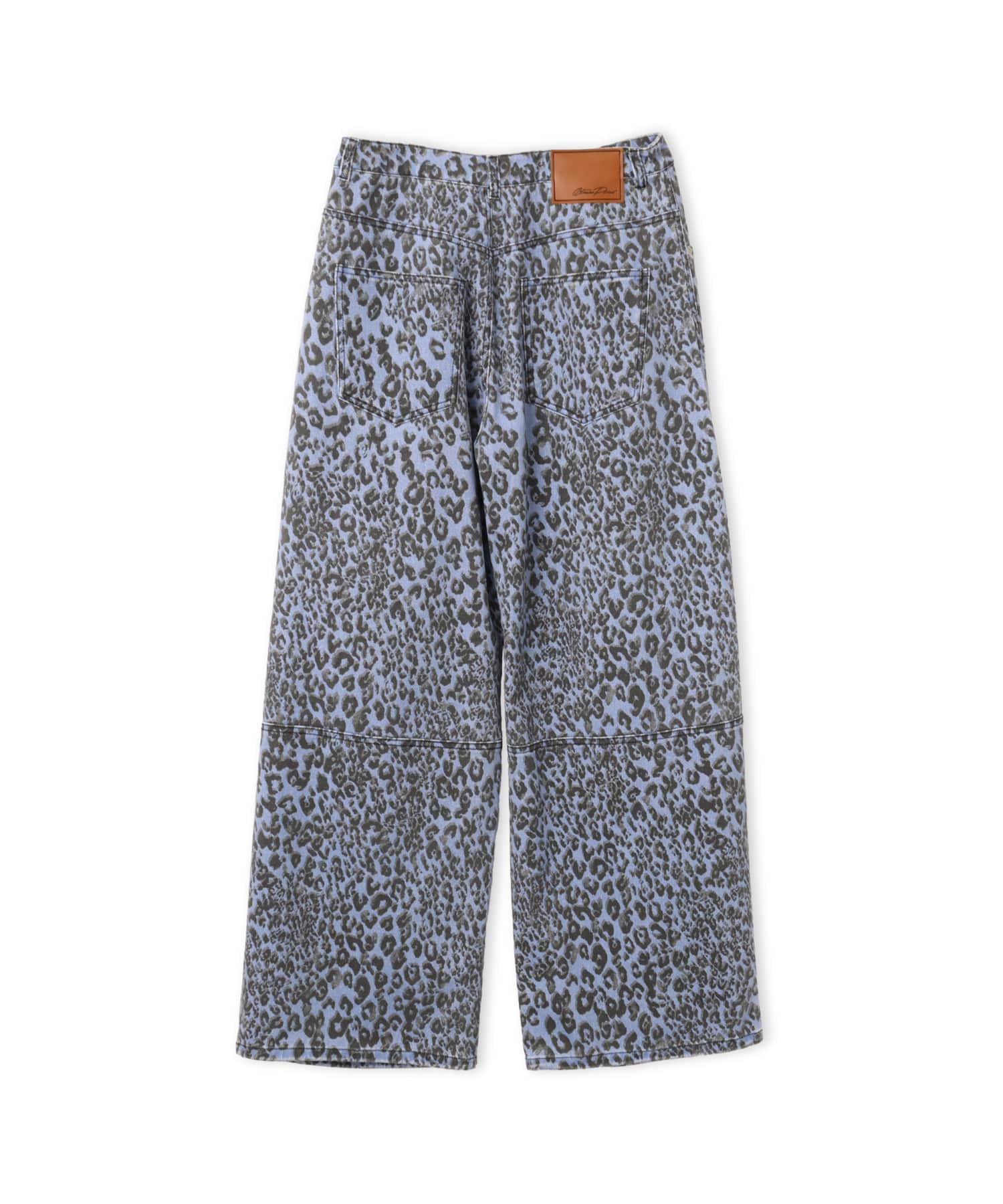 atmos pink Leopard Curve Pants BLUEの画像