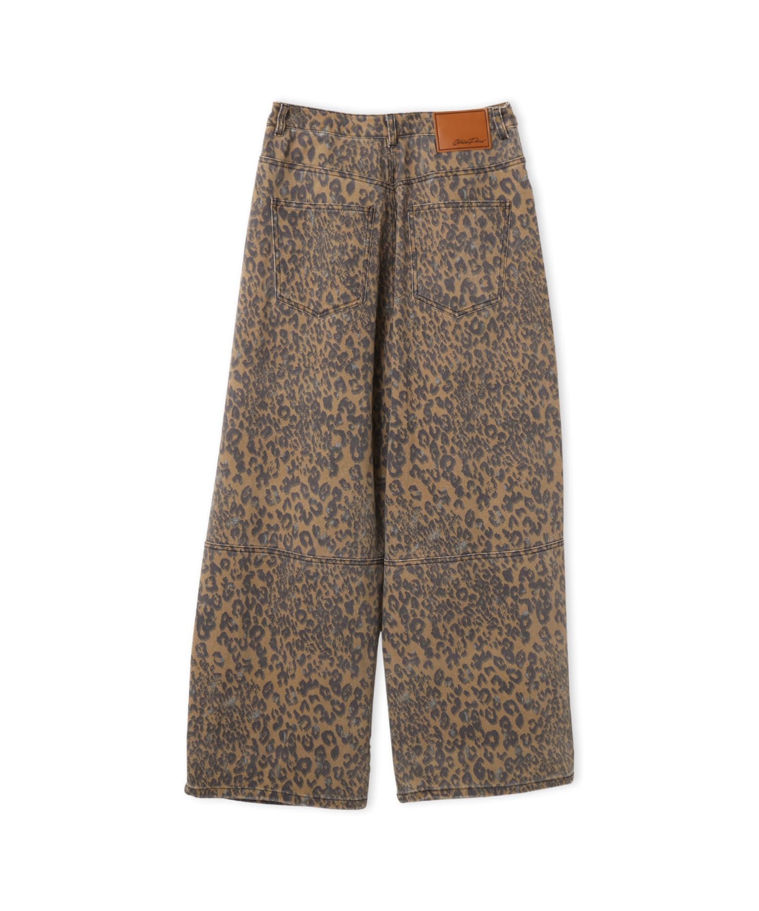 atmos pink Leopard Curve Pants BROWNの画像