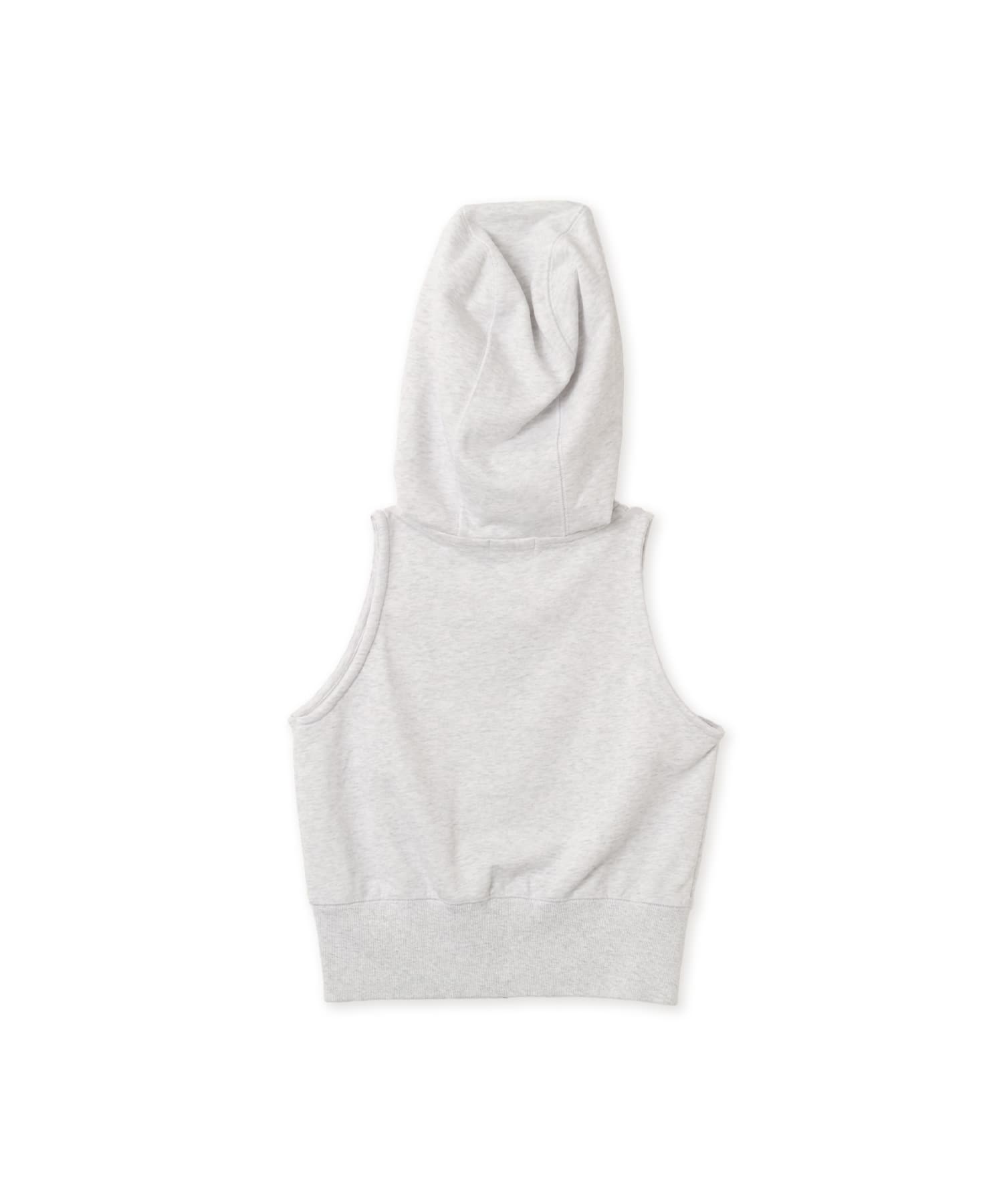 atmos pink No Sleeve Zip-up Hoodie GRAYの画像