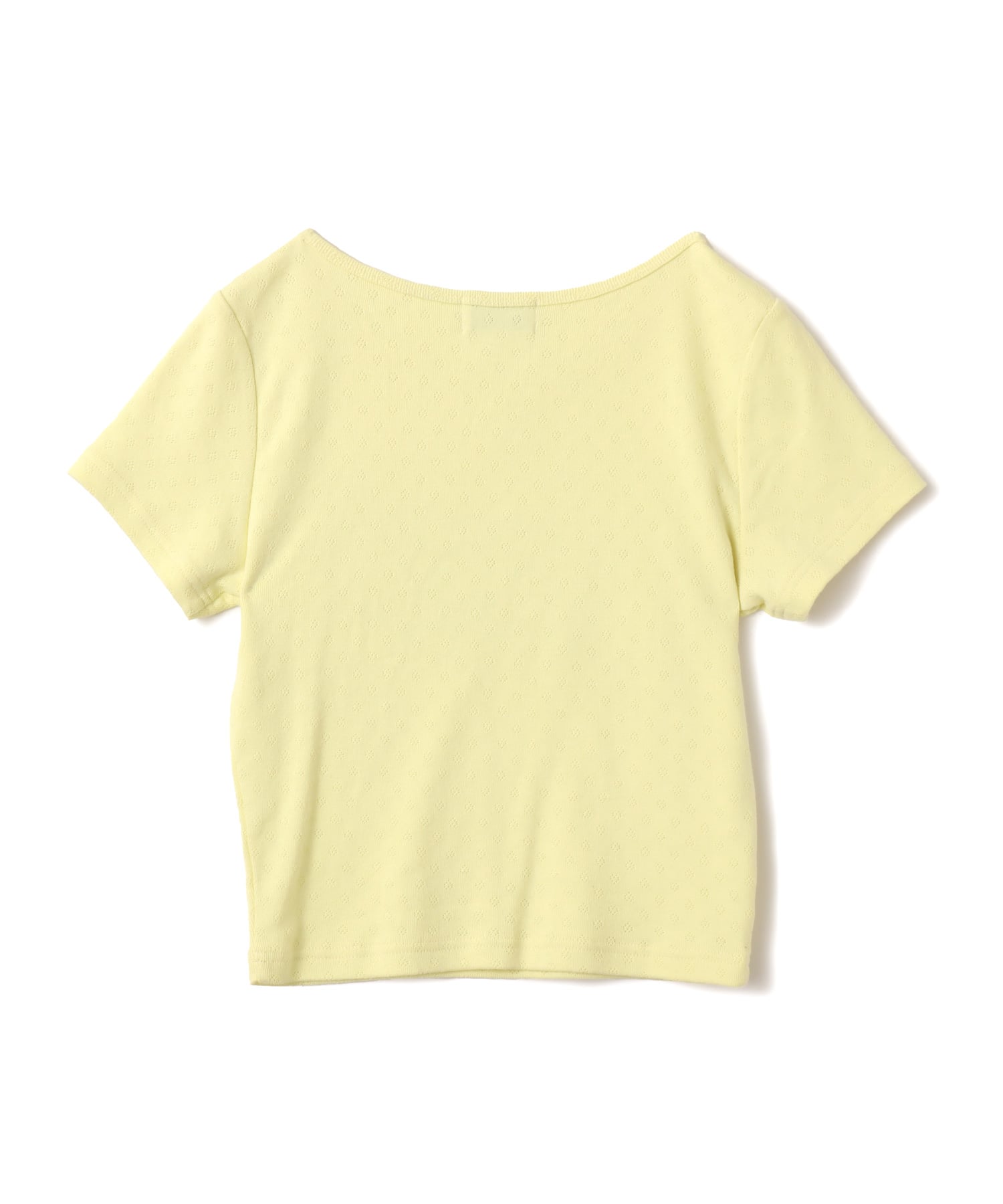 atmos pink Rhinestone Logo T-shirt YELLOWの画像