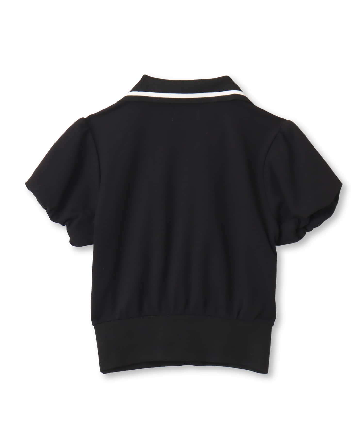 atmos pink Cashe-Coeur Polo Shirt BLACKの画像