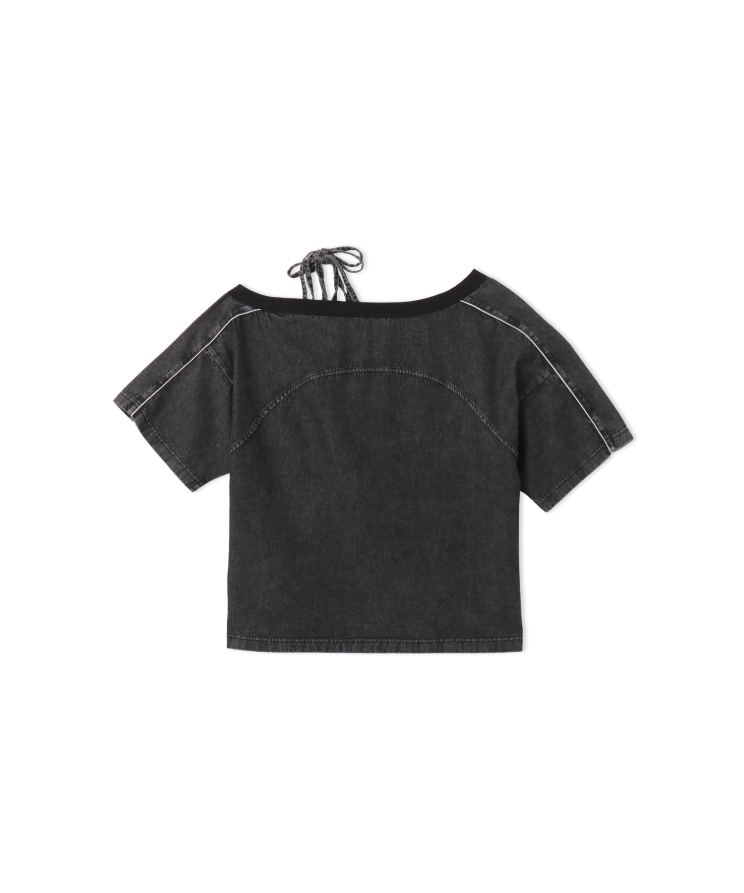 atmos pink Mesh Docking T-shirt BLACKの画像