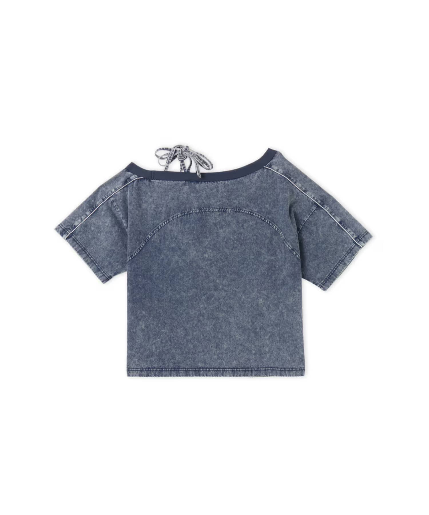 atmos pink Mesh Docking T-shirt BLUEの画像