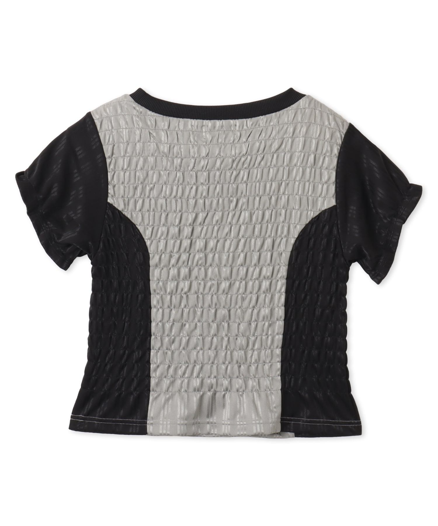 atmos pink Shirring Game T-shirt BLACKの画像