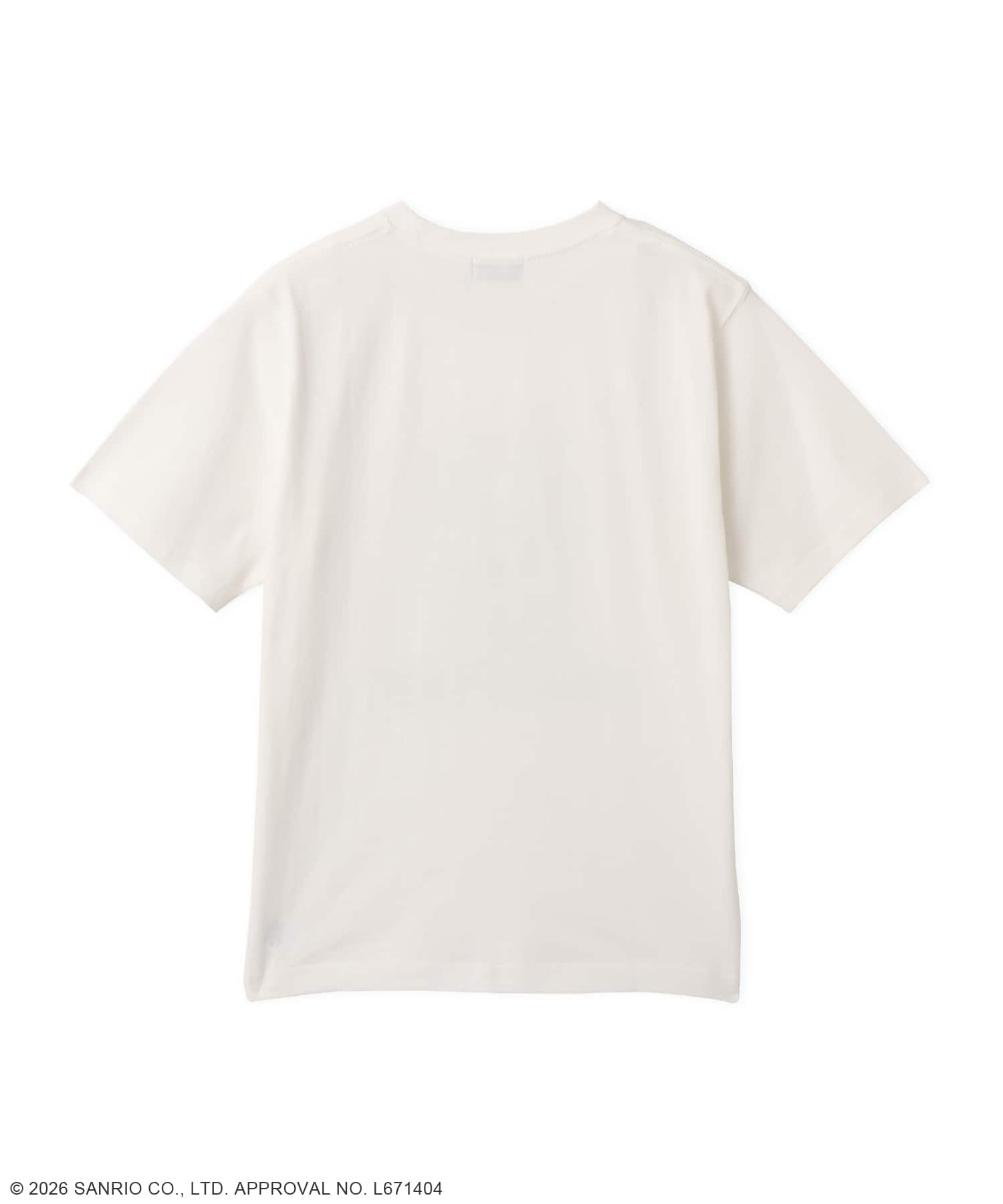 atmos pink x HELLO KITTY Big T-shirt WHITEの画像
