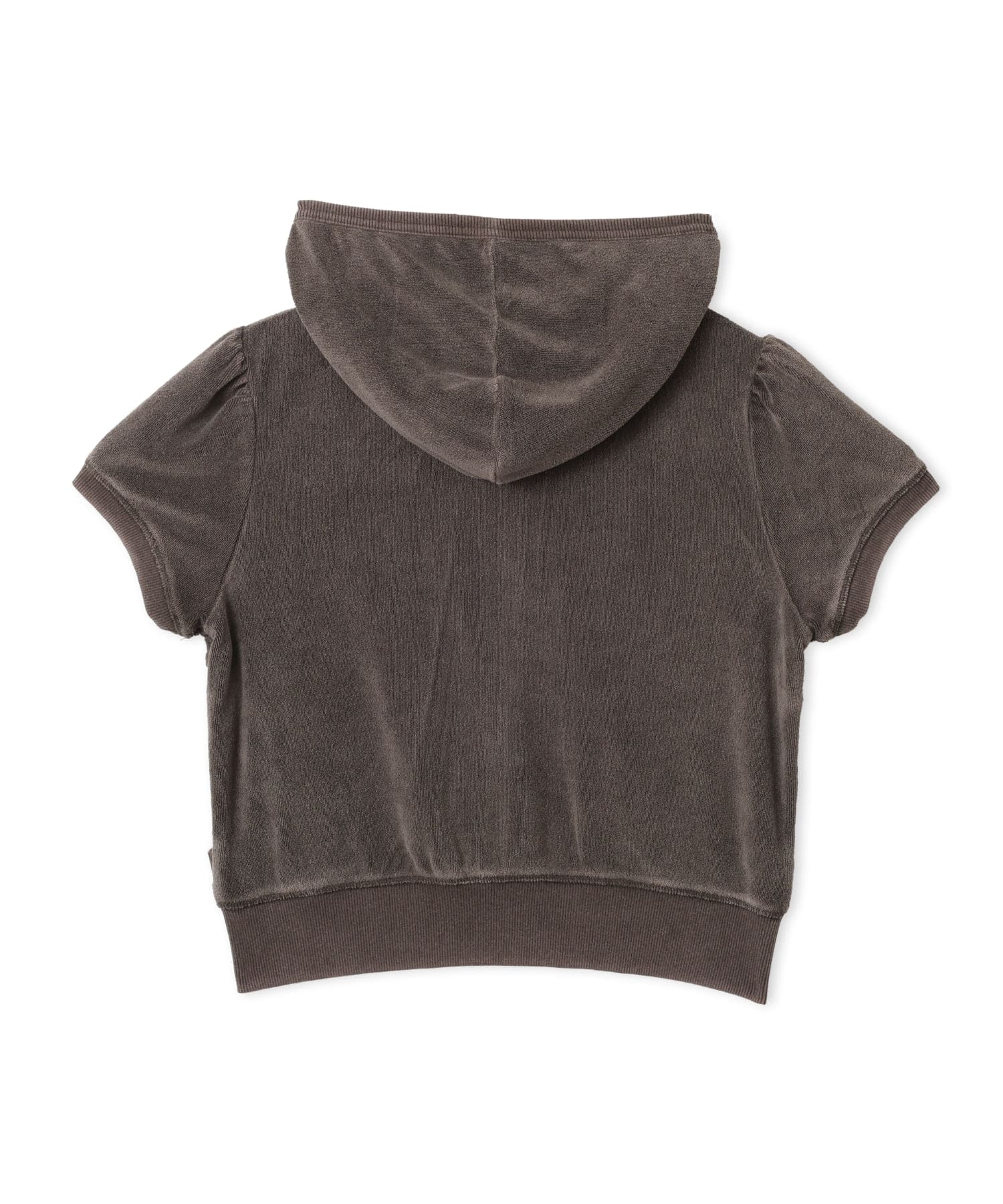 atmos pink Sweat Zip-up SS Hoodie BLACKの画像
