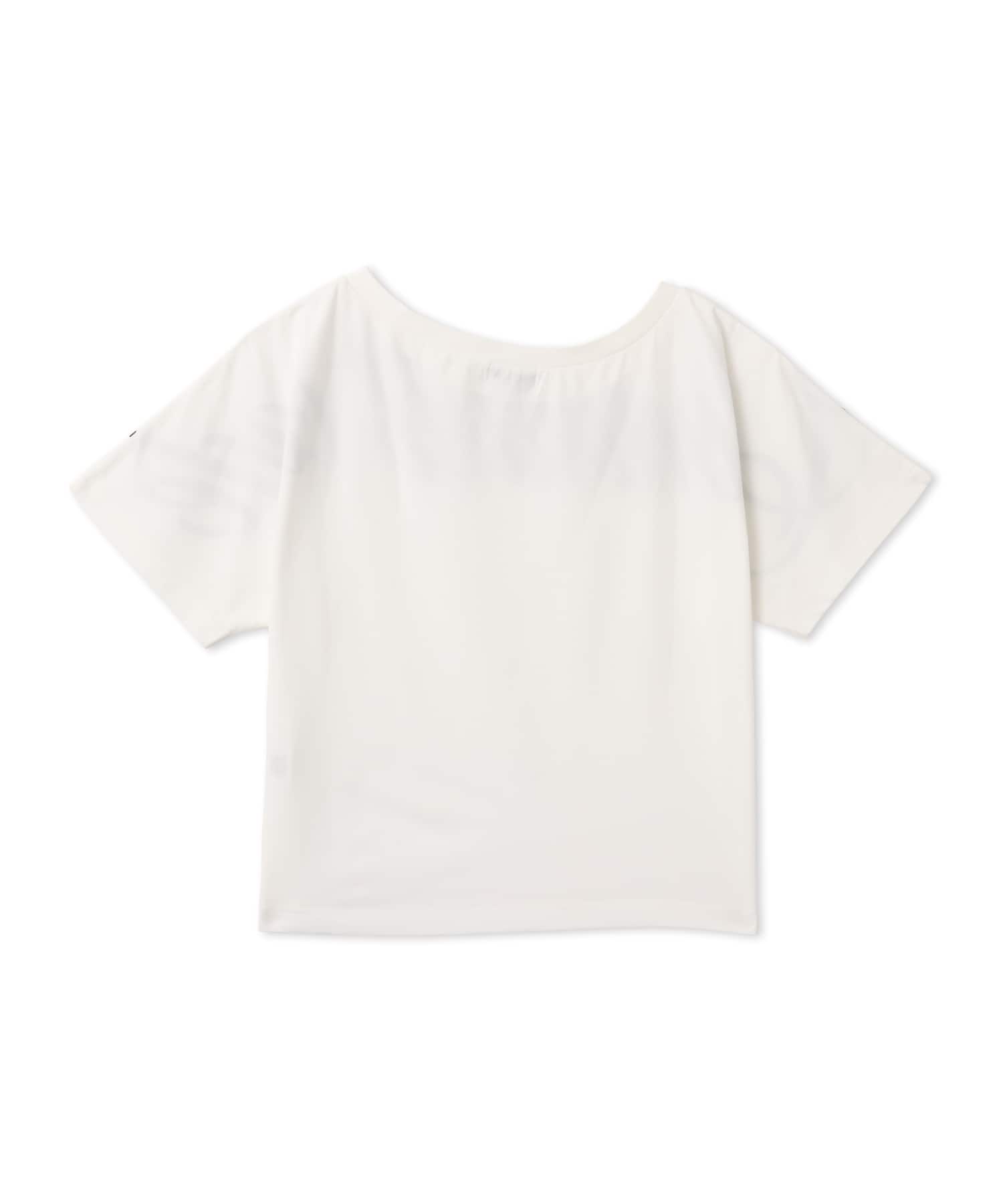atmos pink Big Logo T-shirt WHITEの画像