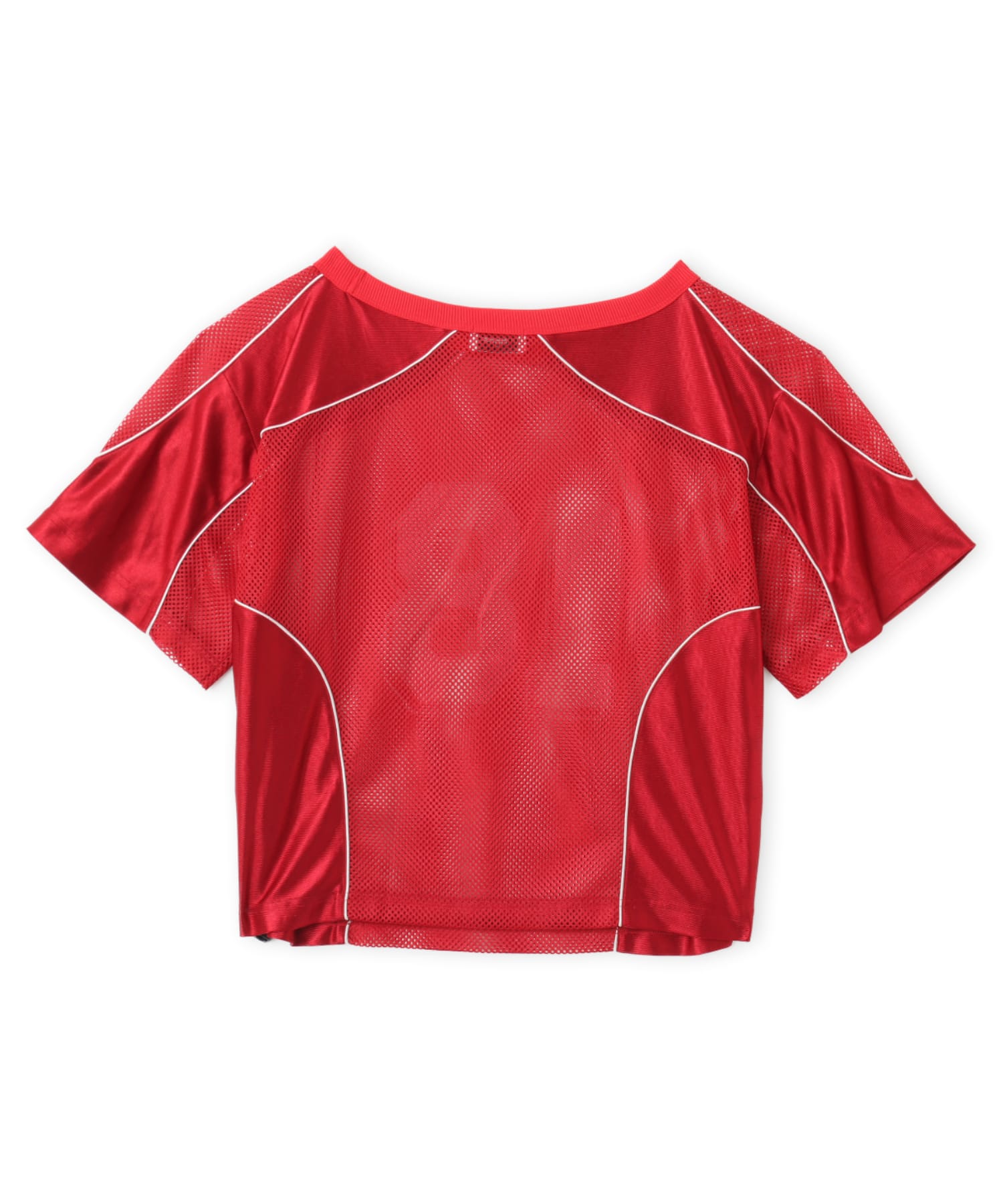 atmos pink Mesh Docking T-shirt BURGUNDYの画像