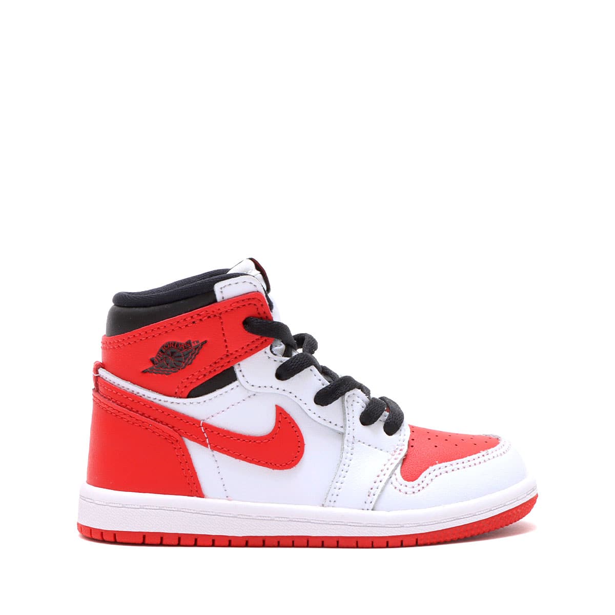 JORDAN BRAND JORDAN 1 RETRO HIGH OG (TD) WHITE/UNIVERSITY RED ...