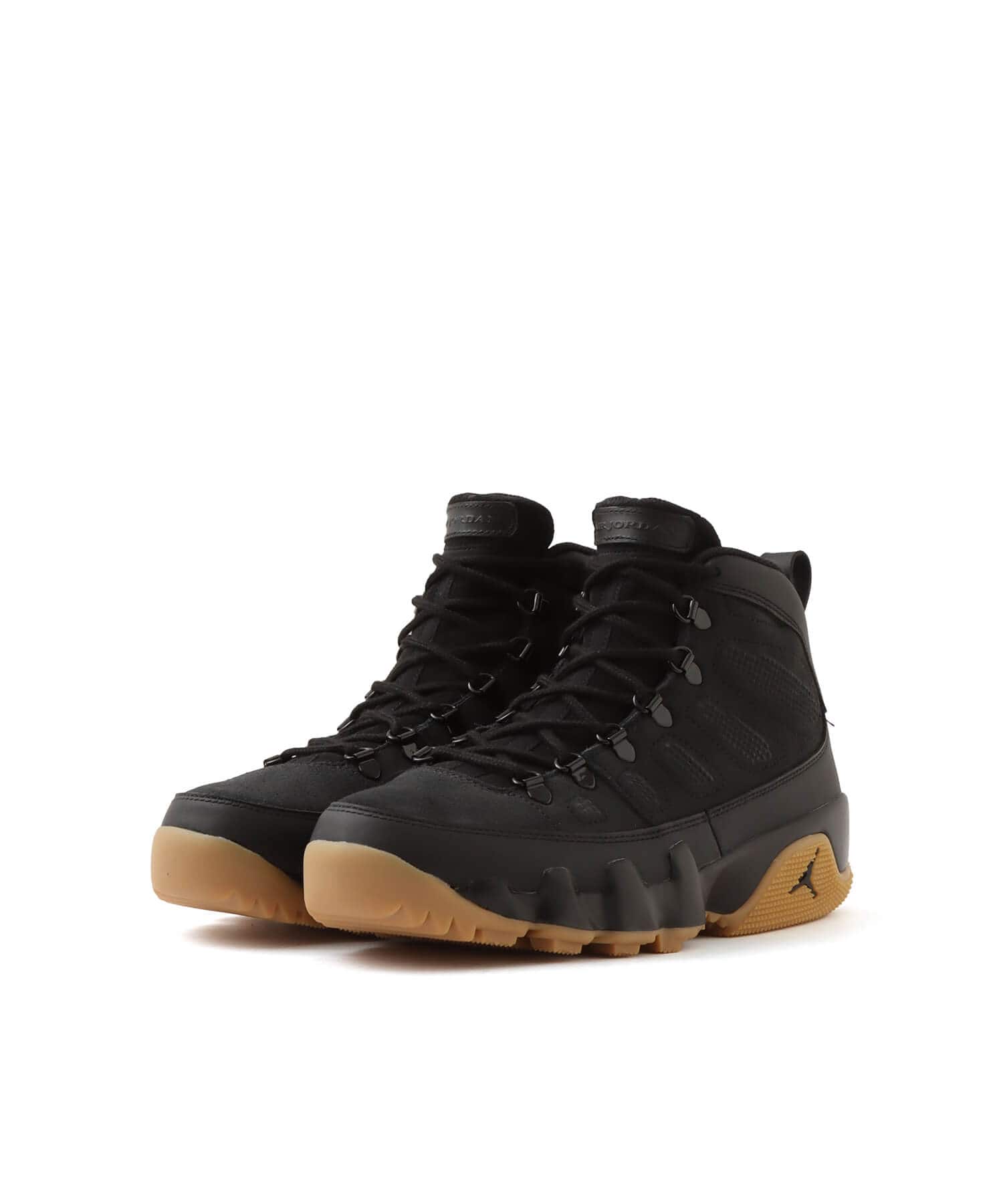 JORDAN BRAND AIR JORDAN 9 RETRO BOOT NRG BLACK/BLACK-GUM LIGHT BROWNの画像