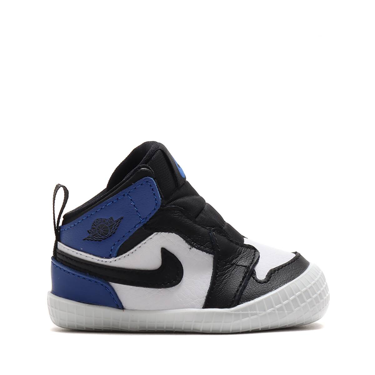 JORDAN BRAND JORDAN 1 CRIB BOOTIE BLACK/BLACK-WHITE-SPORT ROYAL 20HO-I