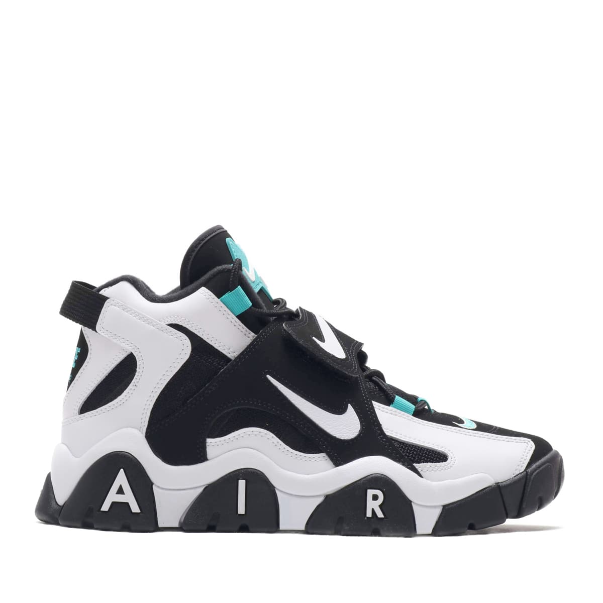 nike air barrage mid black