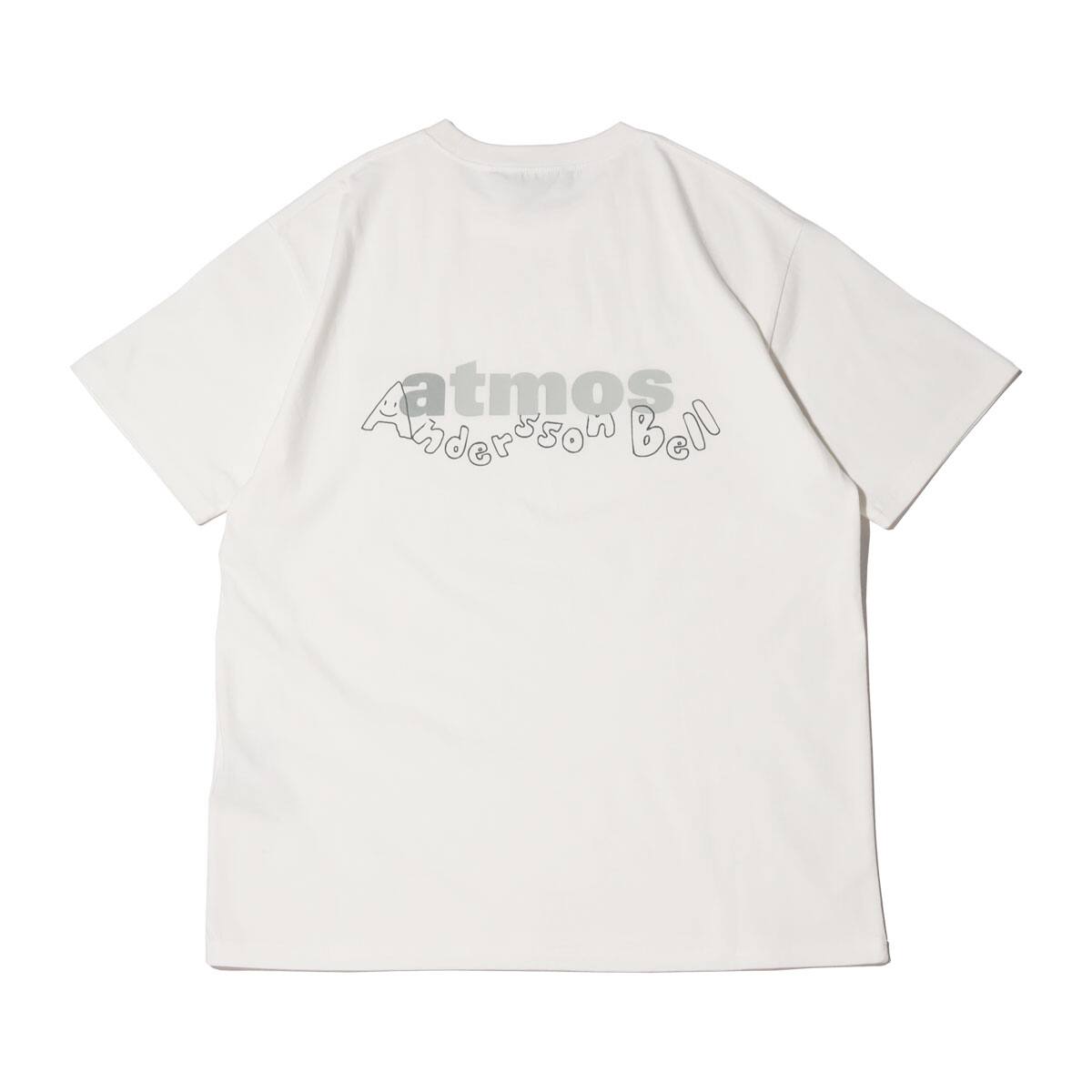 Andersson Bell × atmos S/S Tee WHITE/GRAY 21SP-S